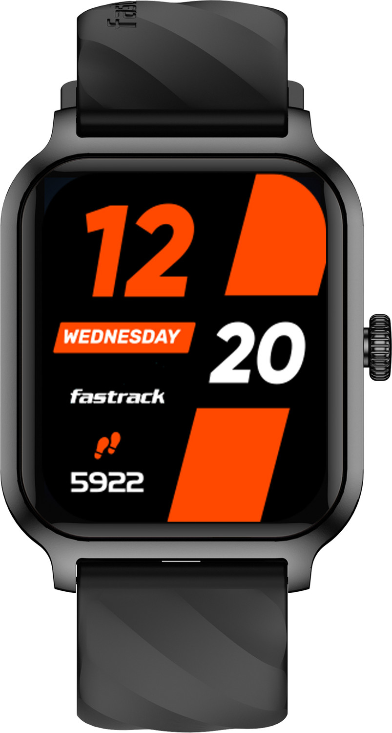 Image of Fastrack Rave FX2 Smartwatch (Black Strap, Free Size)