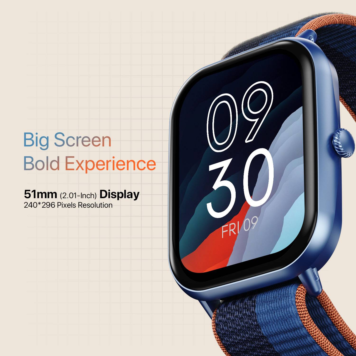 Fire-Boltt Hunter Nyluxe 51.1mm Bluetooth Smartwatch - Image 5