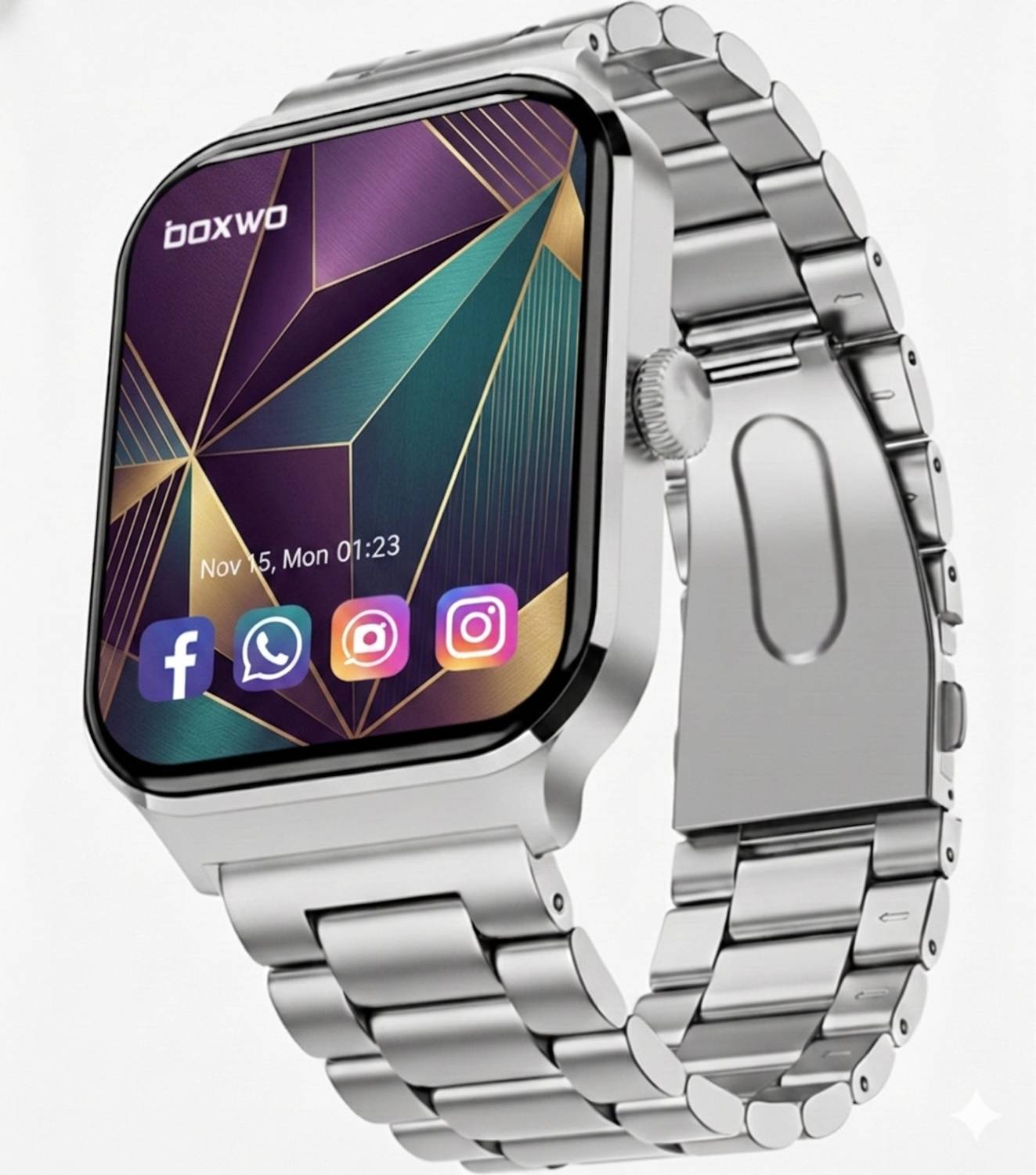 DOXWO H9 Metal Full Screen Touch Watch - Image 1