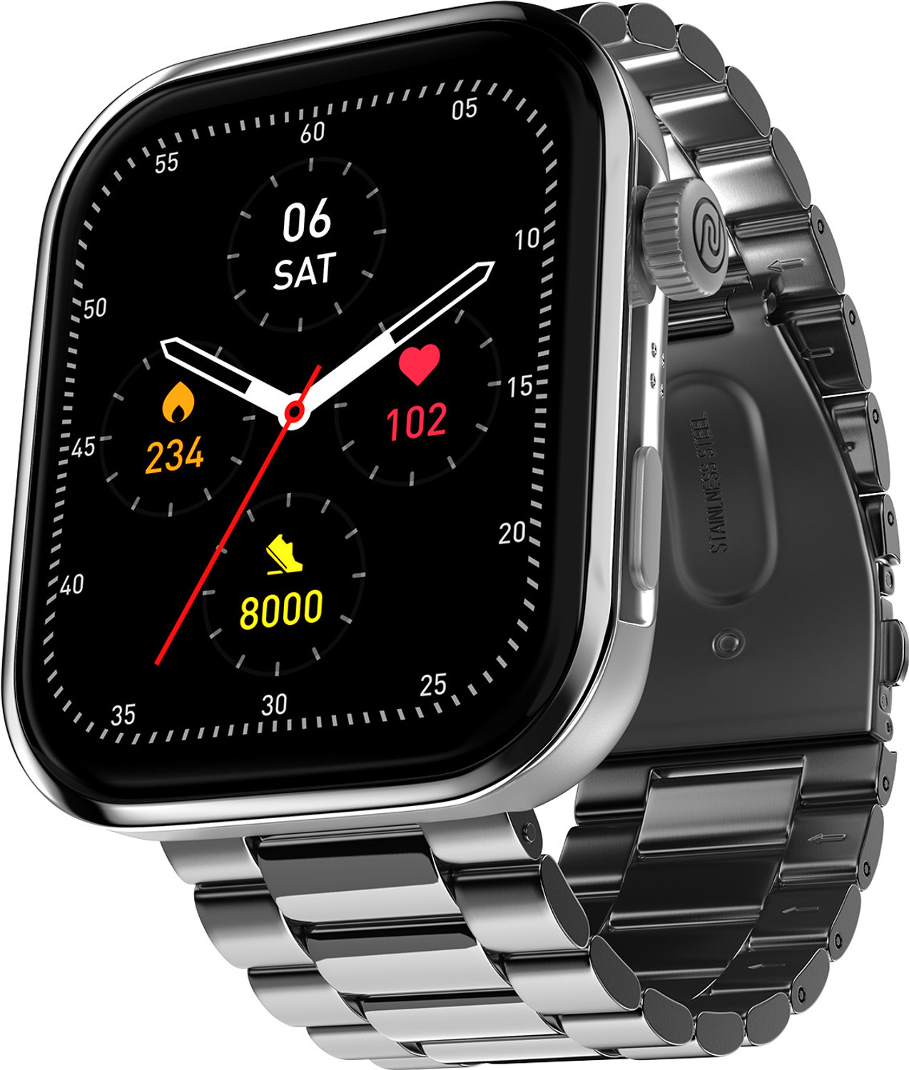 Image of Noise Pro 5 Max 1.96 AMOLED Display, Post Workout Analysis, DIY Watch face, BT Calling Smartwatch