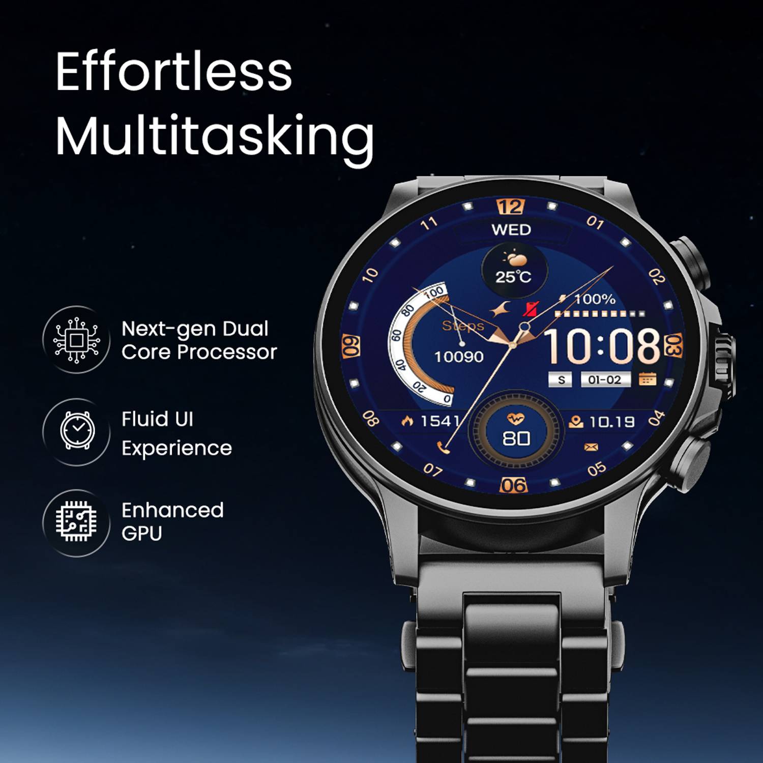 Fastrack Marvellous FX2-1.54 Smartwatch - Image 4