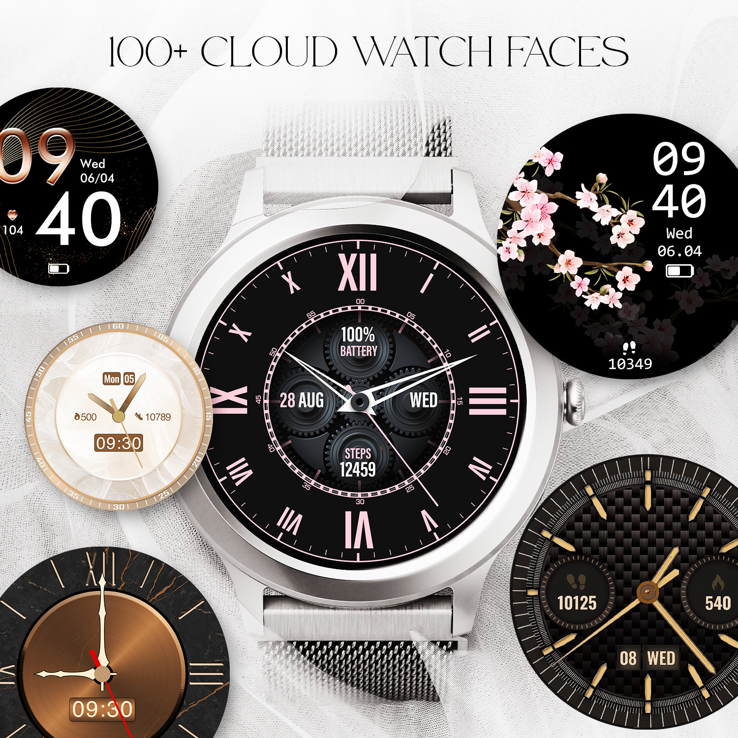 Image of boAt Watch w /Female Health Tracker,1.32''(3.3 cm)HD Display Smartwatch