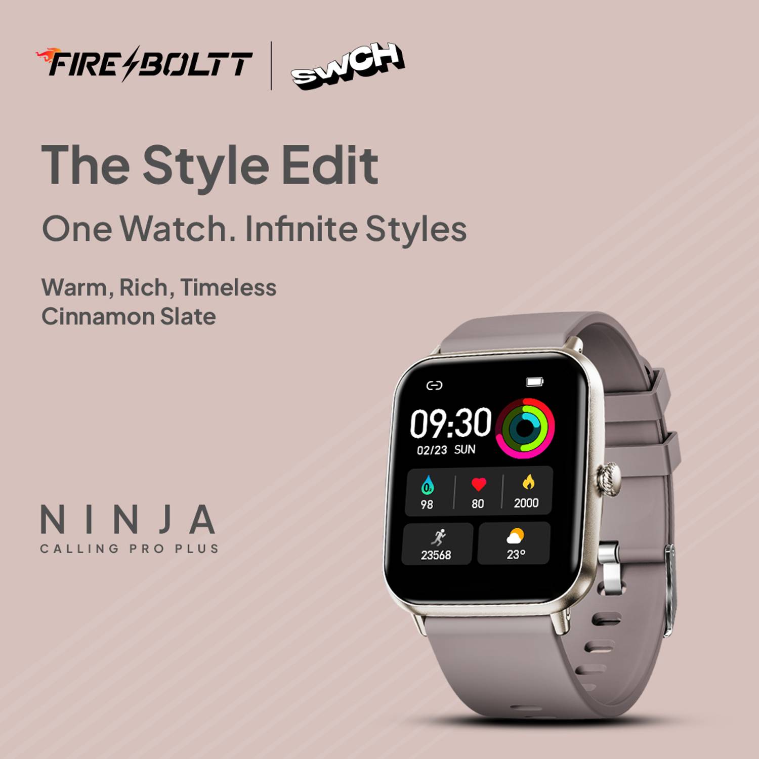 Fire-Boltt Ninja Calling Pro Plus 1.83" Display Smartwatch - Image 2