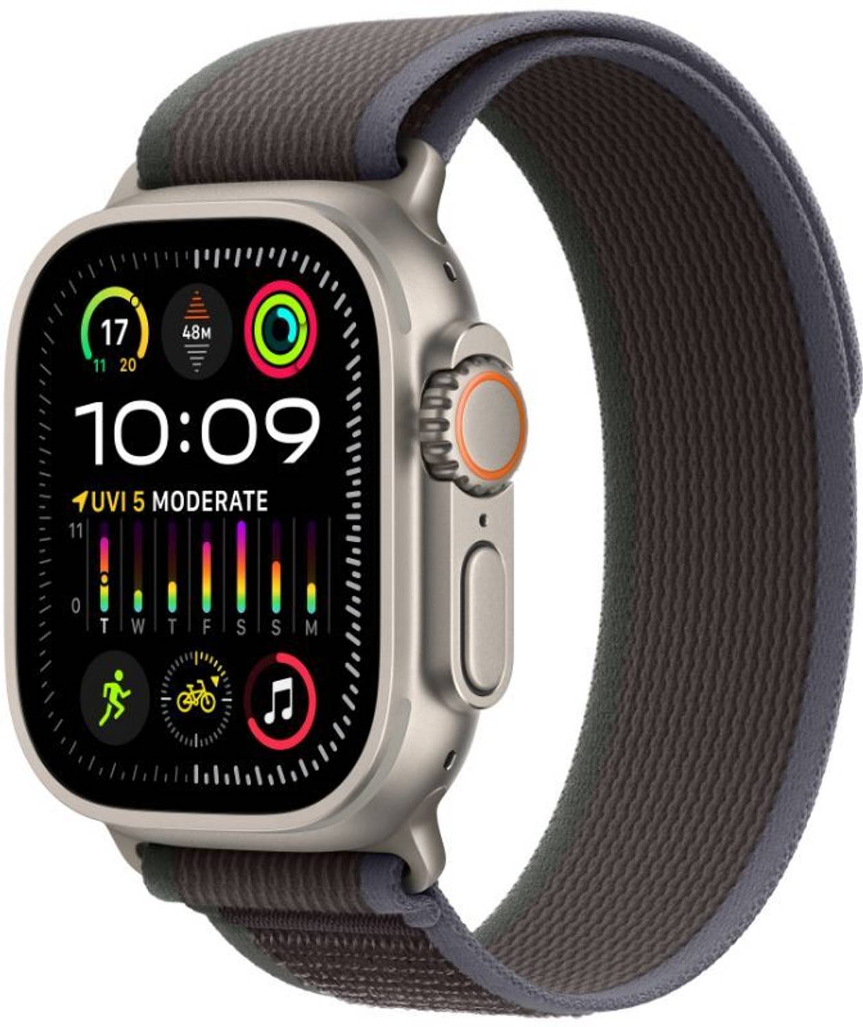 Apple Watch Ultra 2 GPS + Cellular 49mm Titanium Case with Blue/B