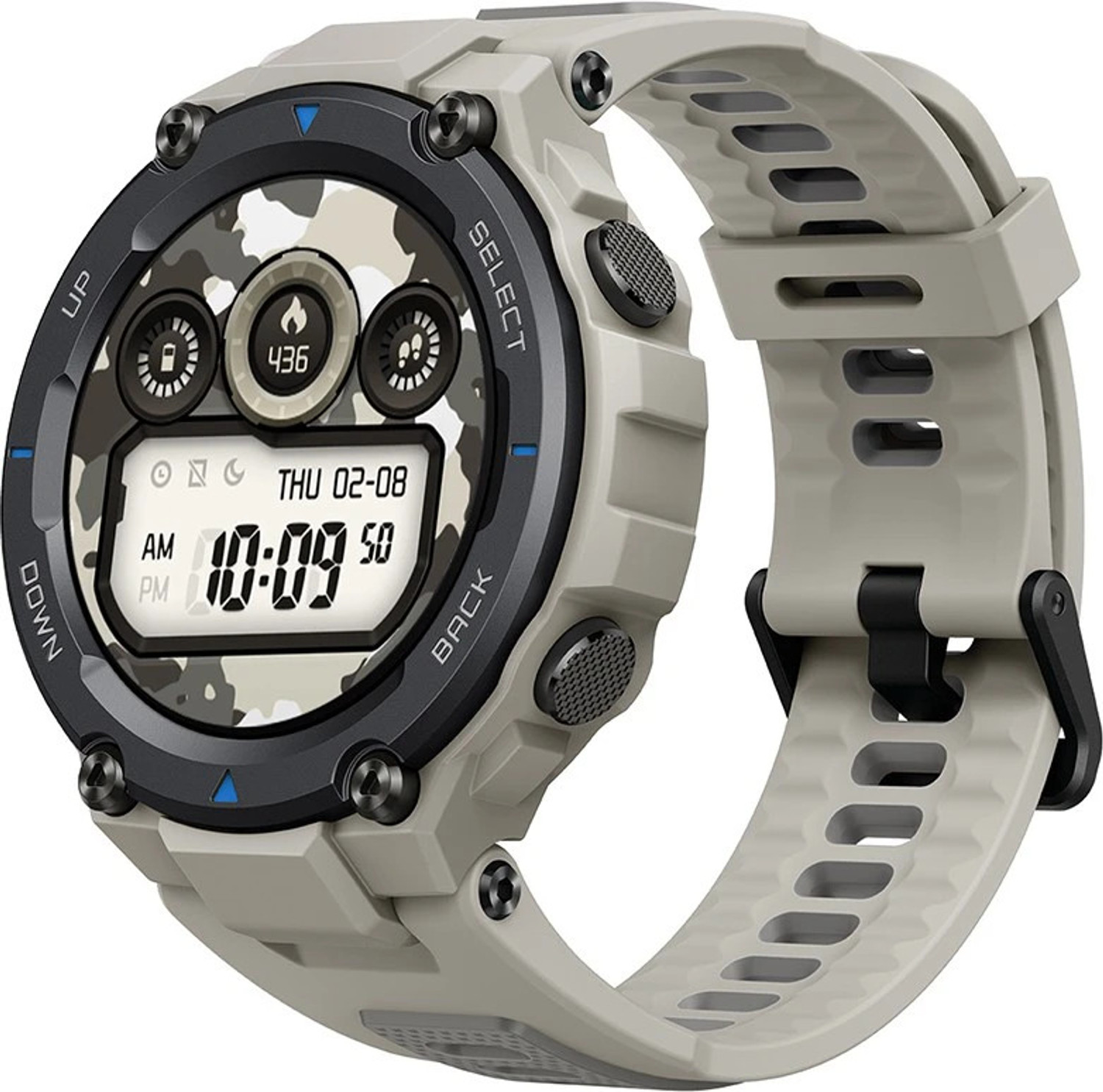 Image of AMAZFIT T rex Pro 1.3HD AMOLED with advanced GPS & 10ATM water resistance Smartwatch