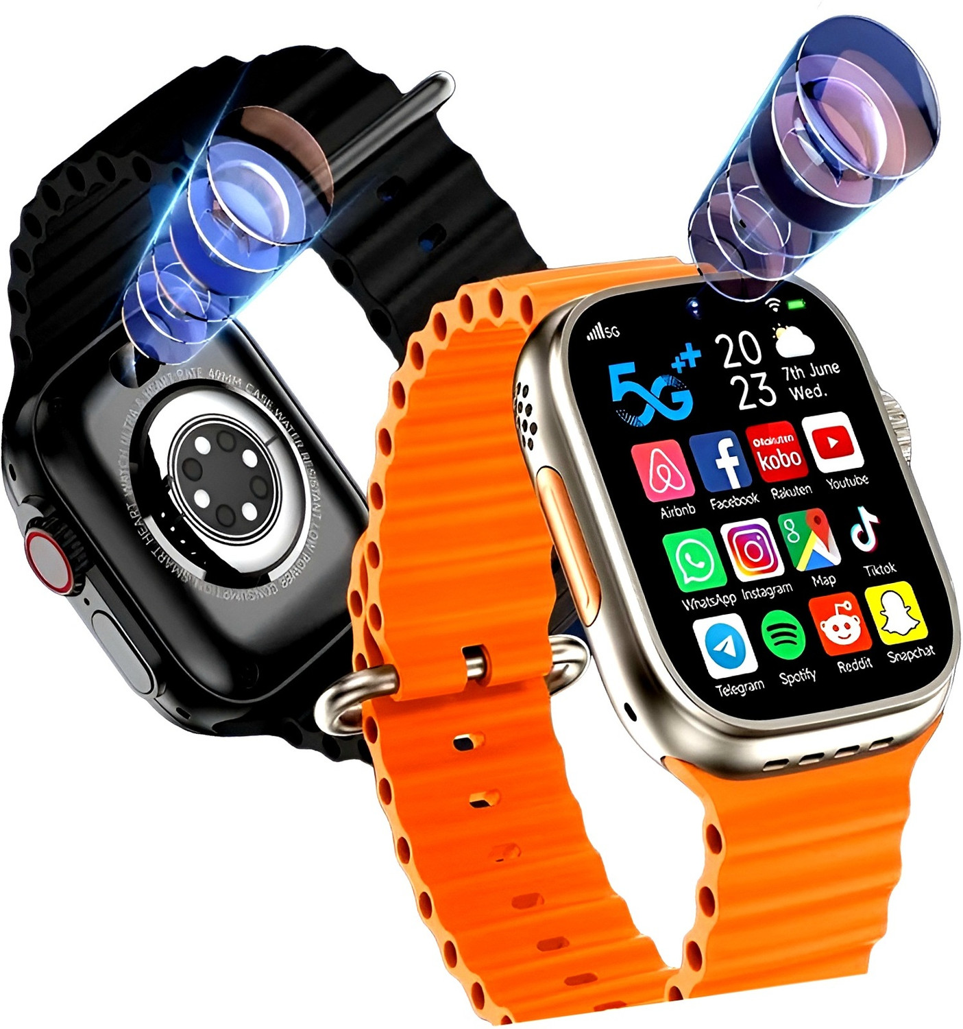 Image of Bestarc Android 5G Watch supporting Snapchat Installed and AMOLED Display Smartwatch