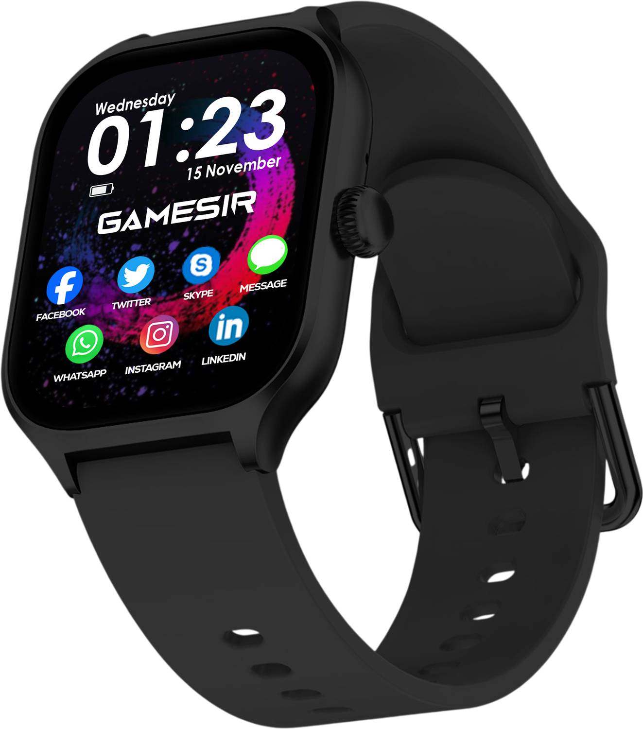 GameSir Newly Launched H16 2.0" Square Dial watch, Full Touch Display, Bluetooth Calling Smartwatch