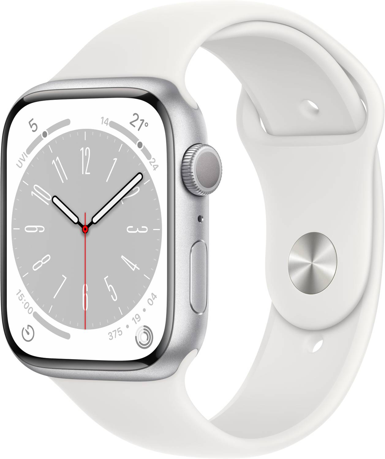 Apple Watch Series 8, 45mm GPS ECG app, Temperature sensor, IPX6,