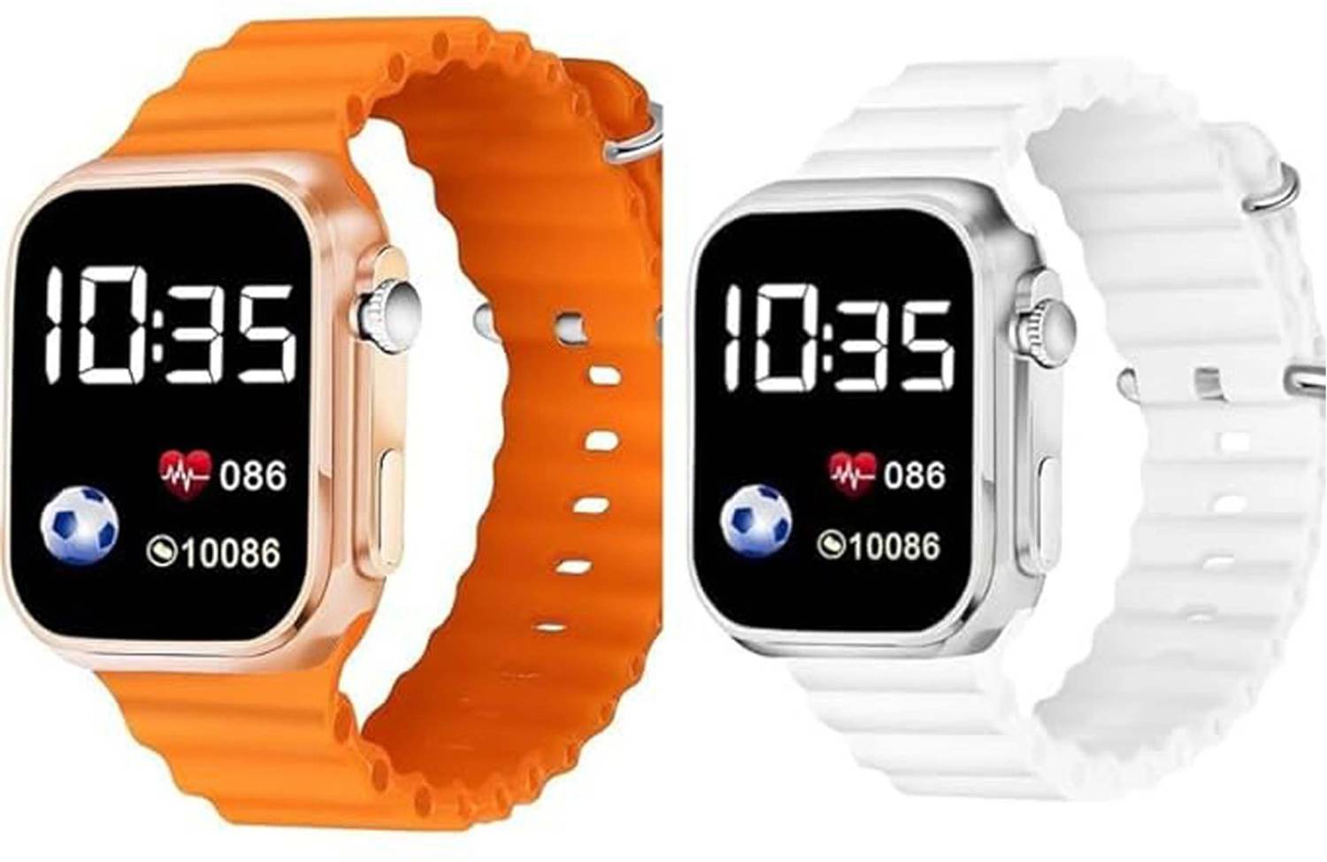 EDENSCOPE LED Luxurious Fashion Silicone (Not Smart Watch) Digita