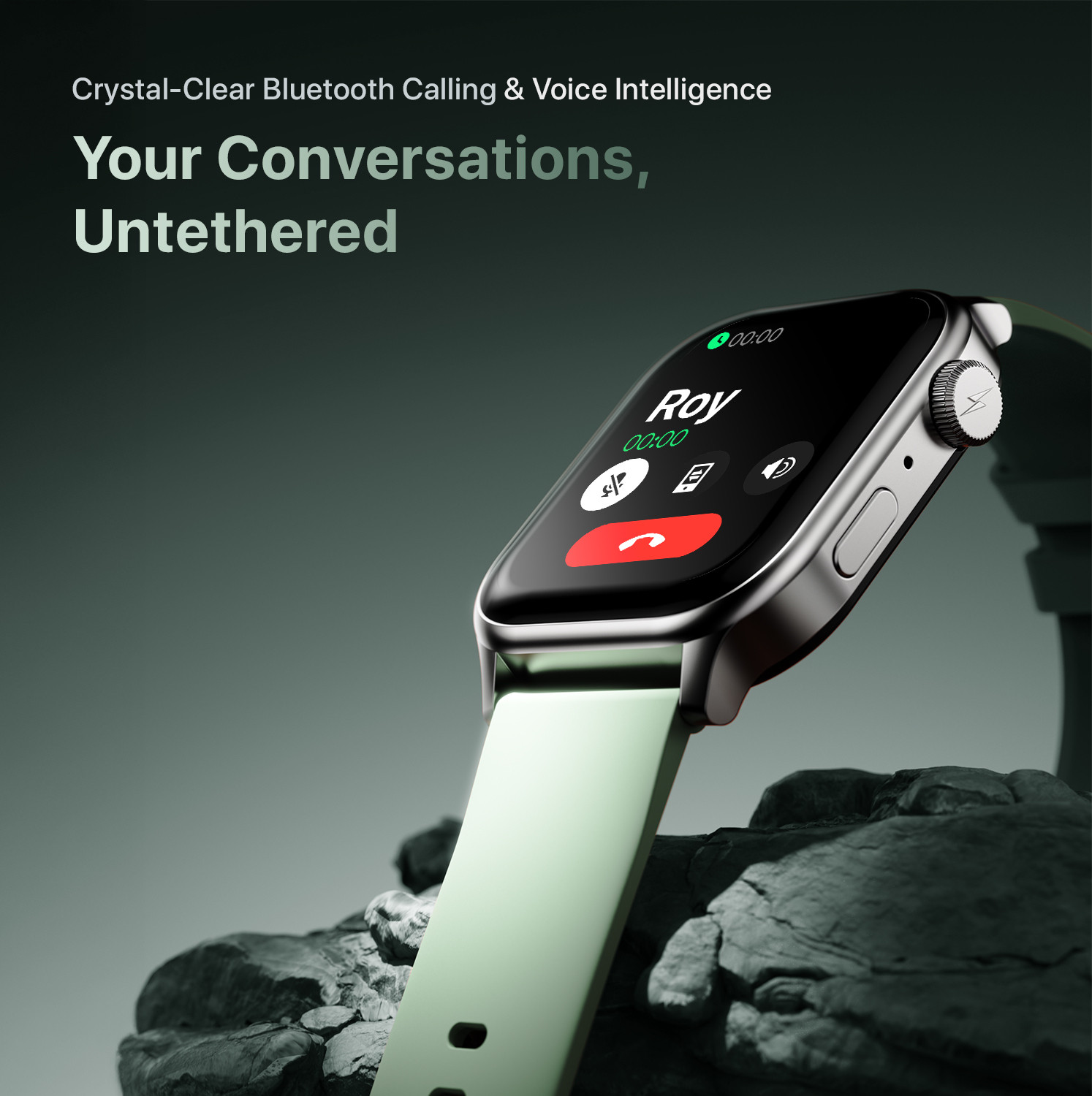 Image of Fire-Boltt Rise Bluetooth Calling 47mm (1.85) & Rotating Crown, 123 Sports Smartwatch