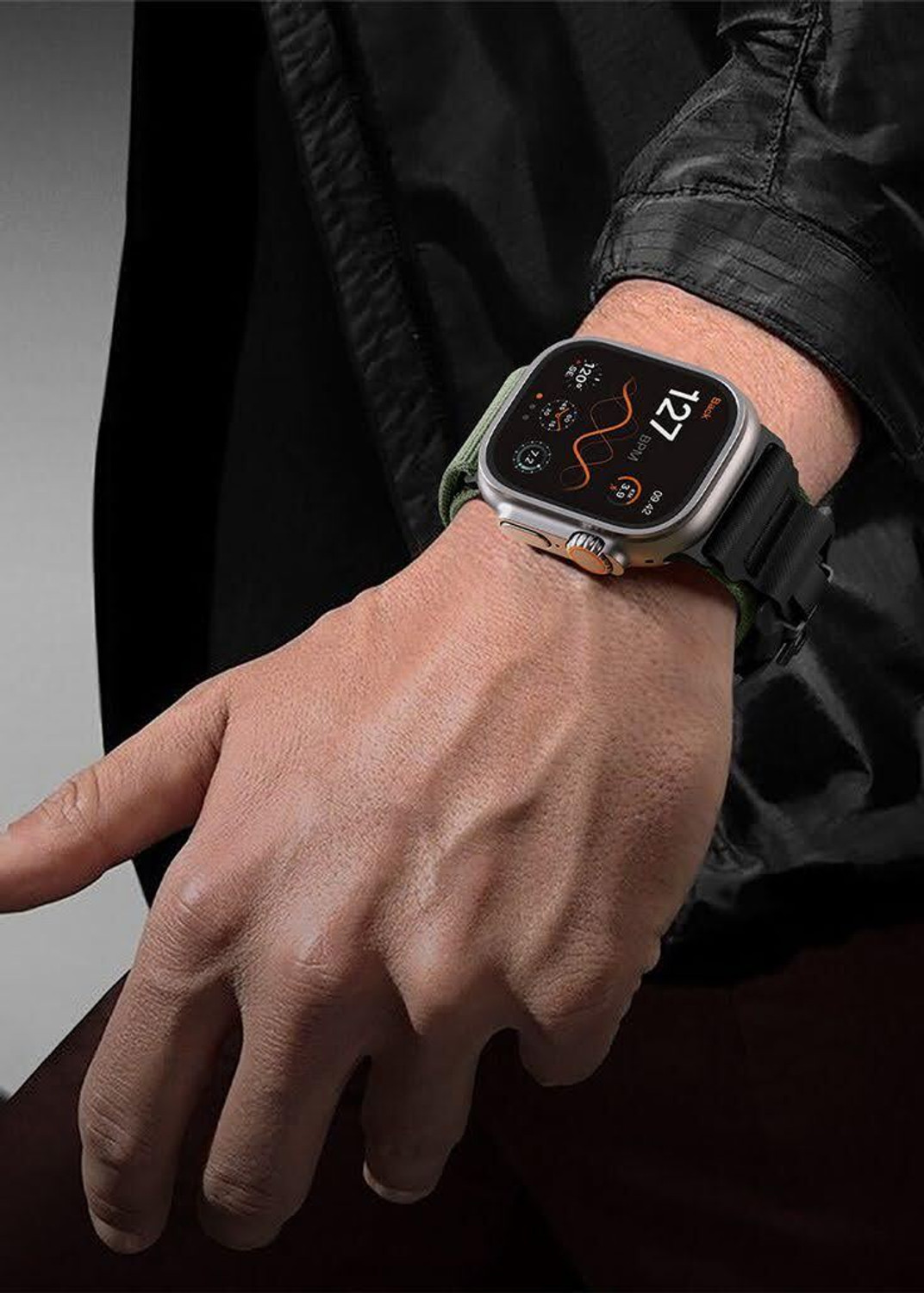 Image of Onikuma T800 BT watch 2in Big Screen Sunlight Proof Display Music Play Insta WA Notifier Smartwatch