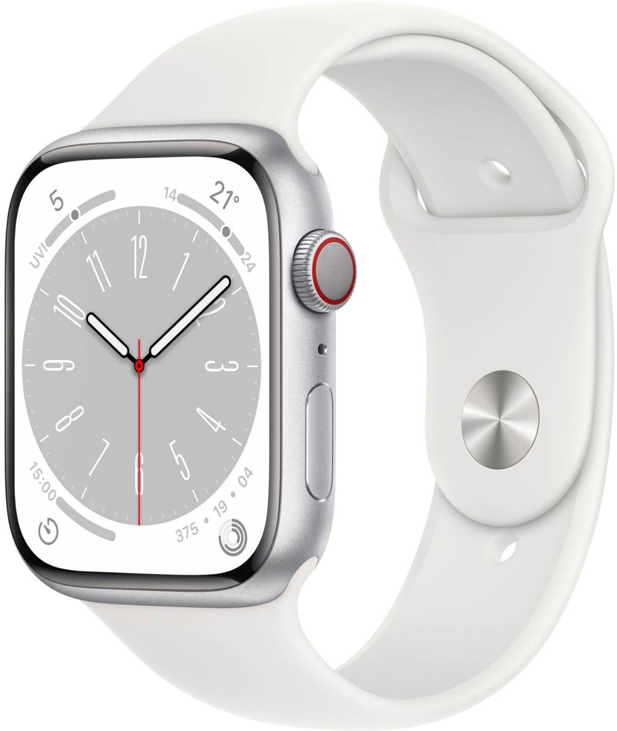 Apple Watch Series 8 GPS + Cellular with ECG app, Temperature Cra