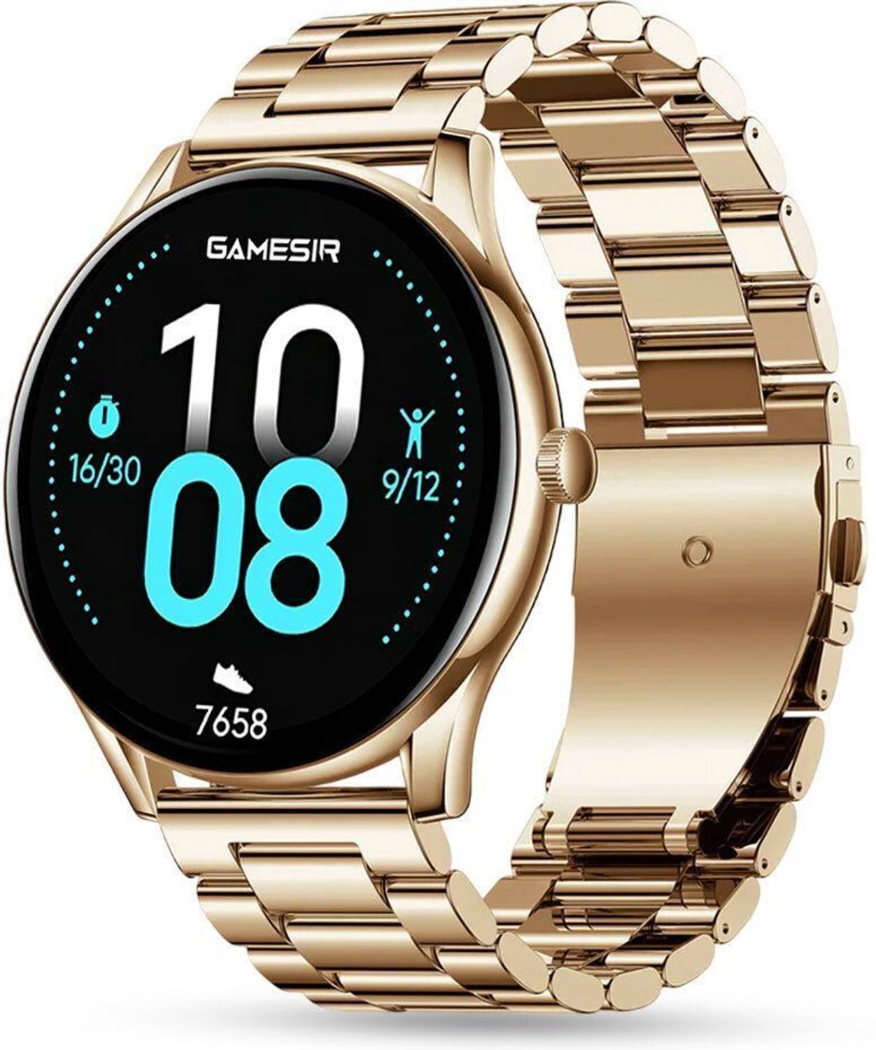 GameSir Round Smartwatch with Bluetooth Calling, SpO2, Heart Rate