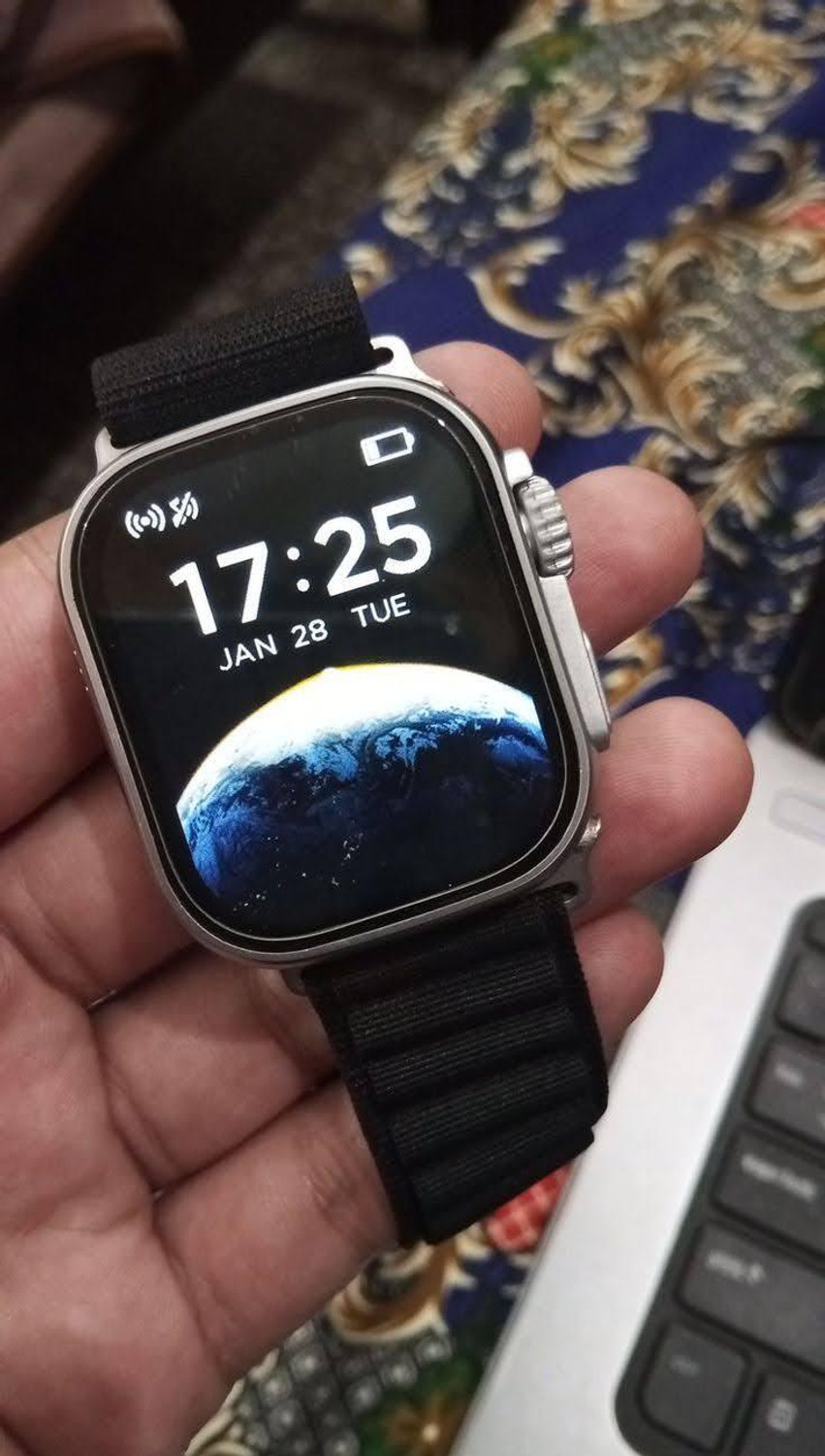 Image of Onikuma T800 BT watch 2in Big Screen Sunlight Proof Display Music Play Insta WA Notifier Smartwatch