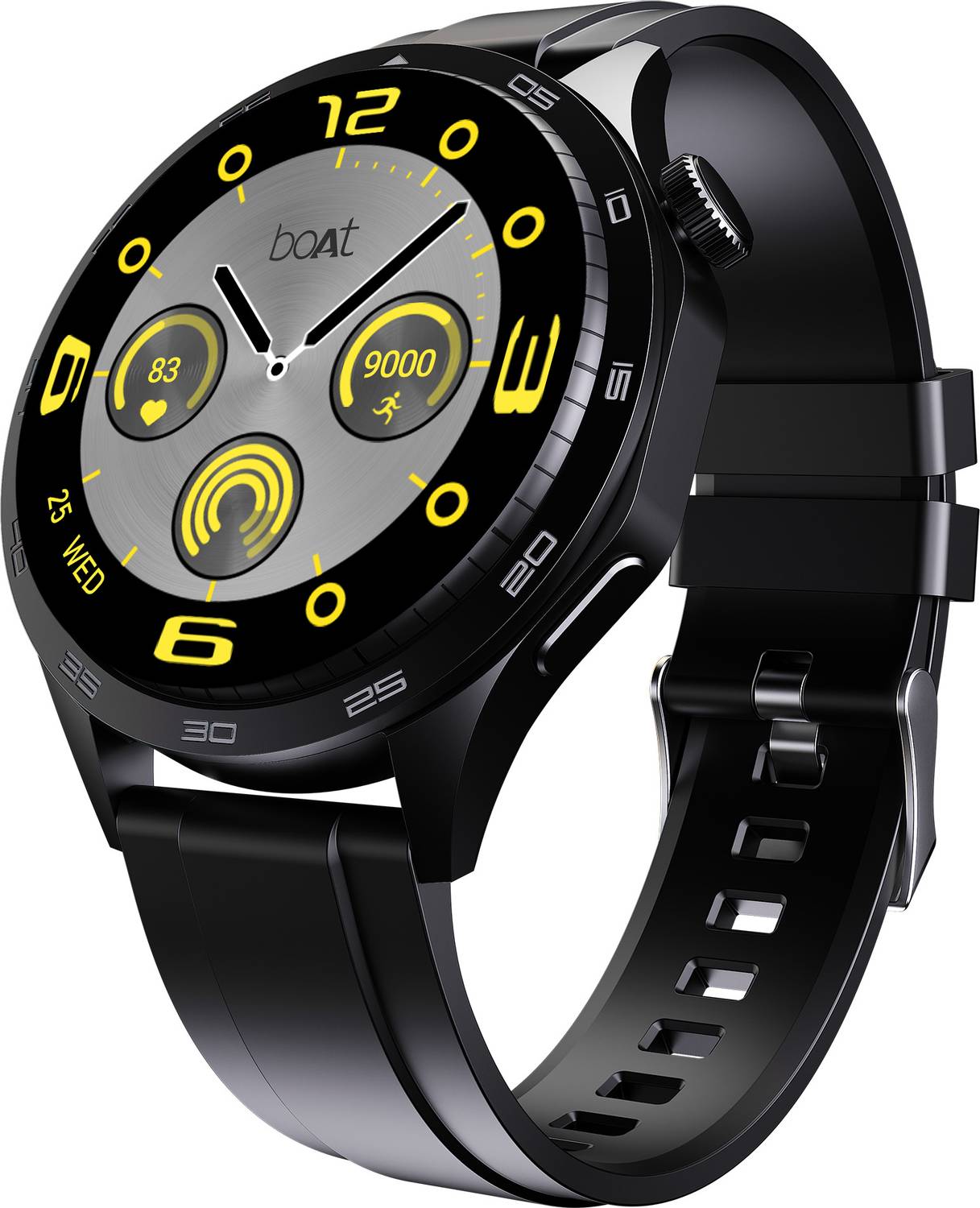 boAt Enigma Radiant Men Luxury watch w/1.43" Round AMOLED Display