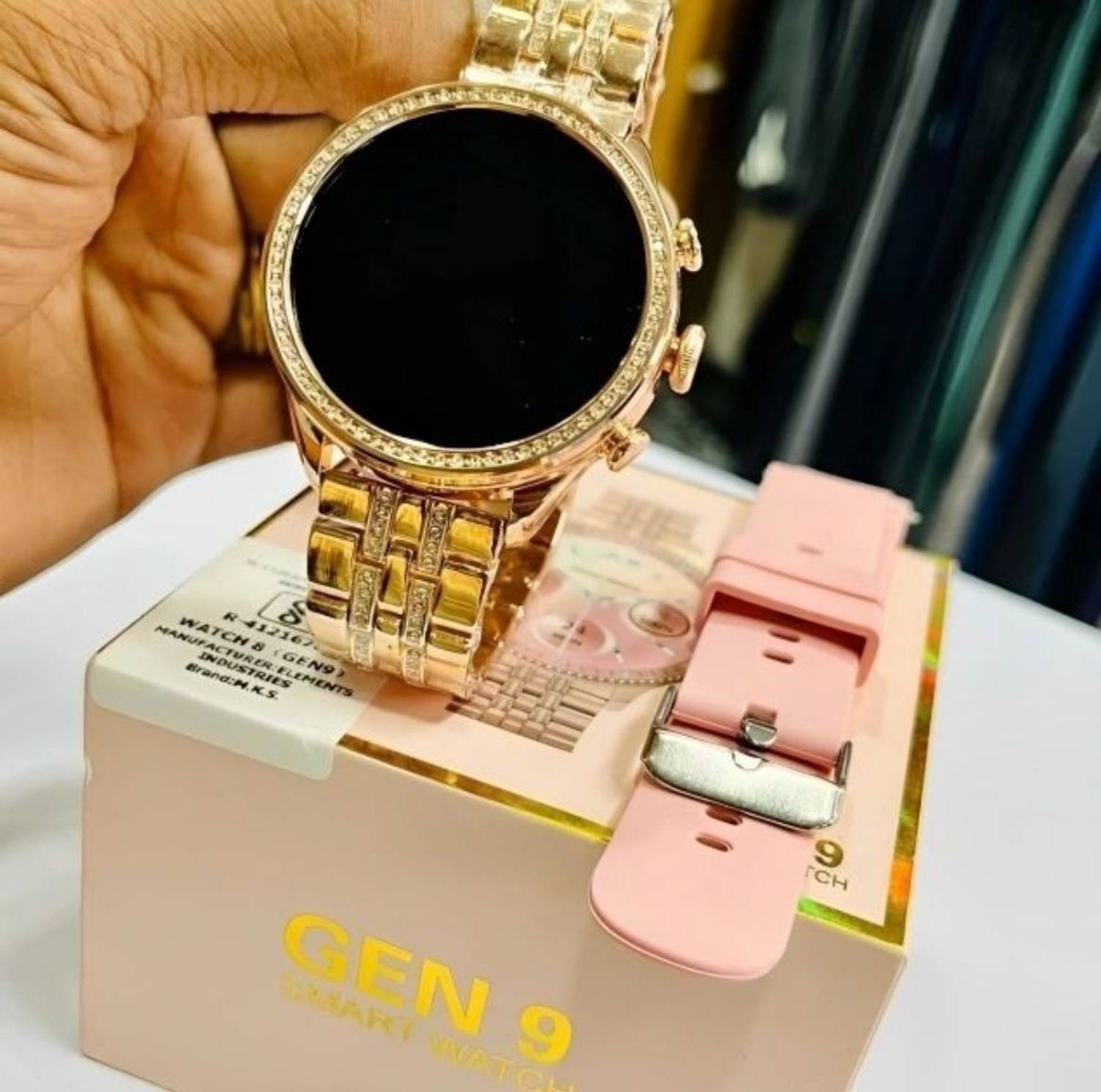 dicrobots dicrobots gen 9 smartwatch gold edition with diamond st