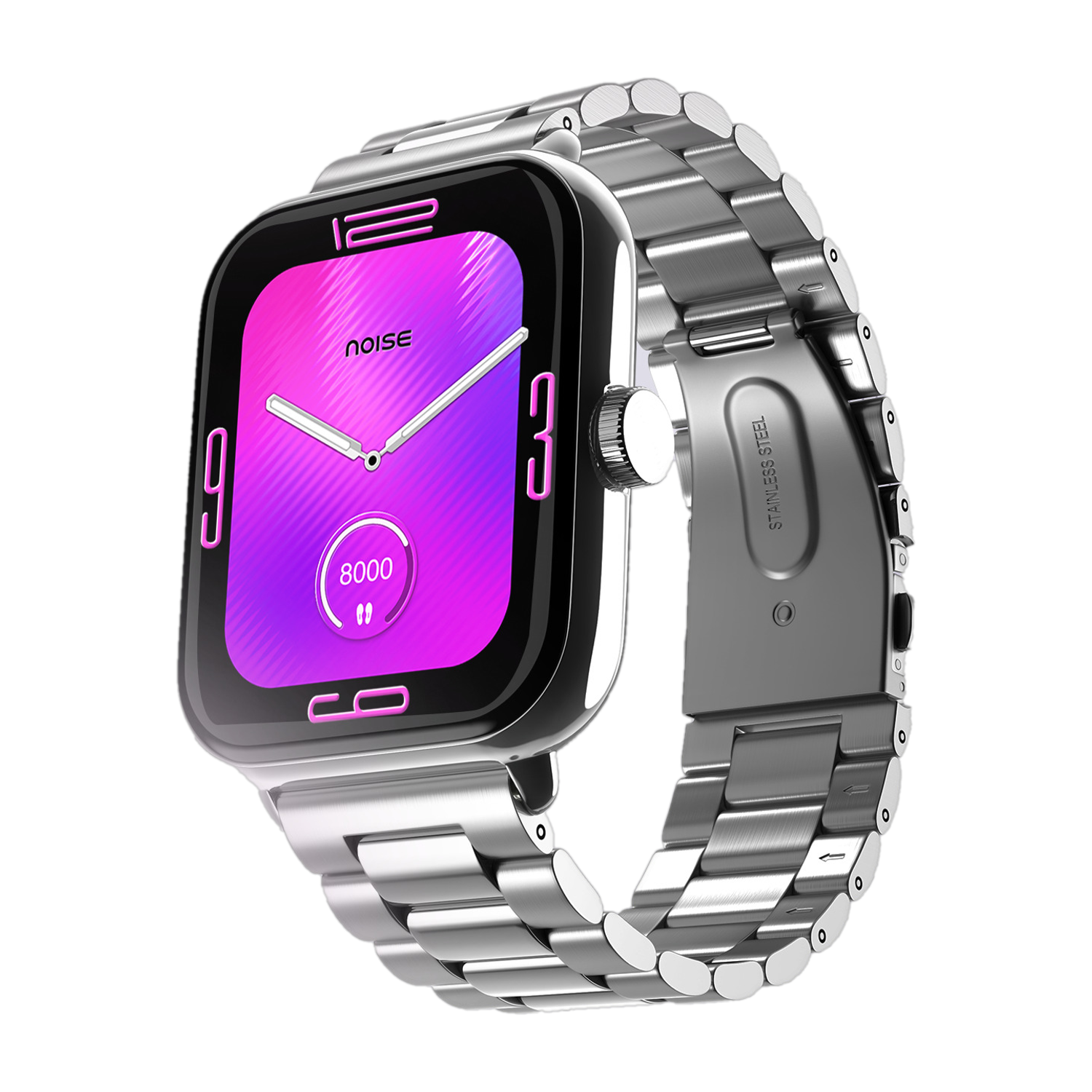Noise Icon 3 Plus with 2" HD Display, Metal Dial, Functional Crown Smartwatch