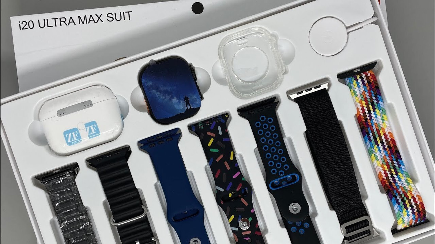 Image of Woonk i20 Ultra Android Smart Watch- 7in1 Combo Smartwatch