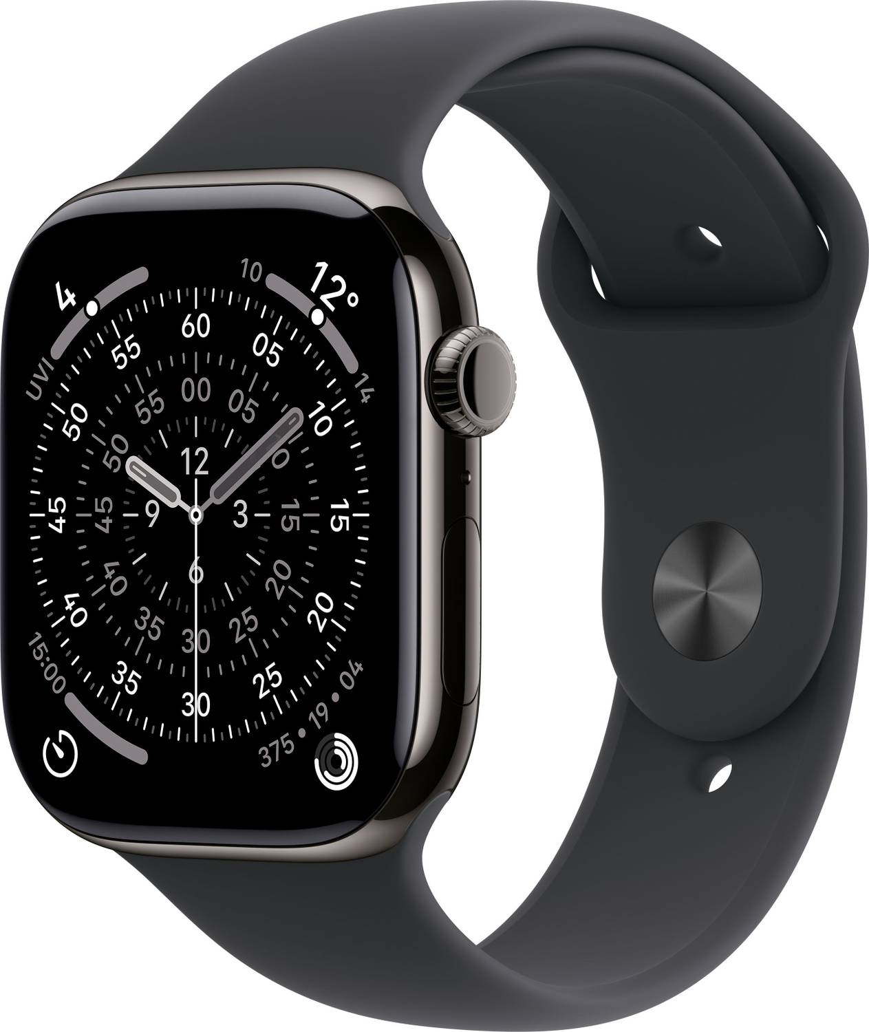 Apple Watch Series 11 GPS + Cellular 42mm Slate Titanium Case Bla