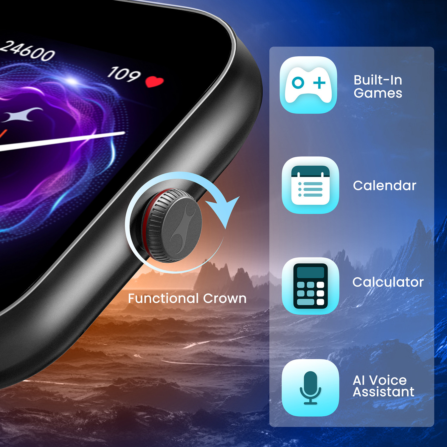 Image of Fastrack Kruz+ Smartwatch