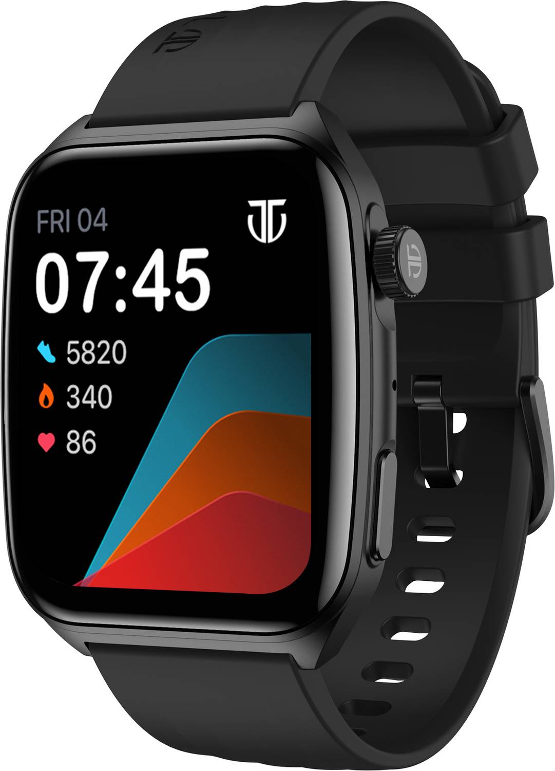 TITAN Smart 4.0 Smartwatch (Black Strap, Free Size)