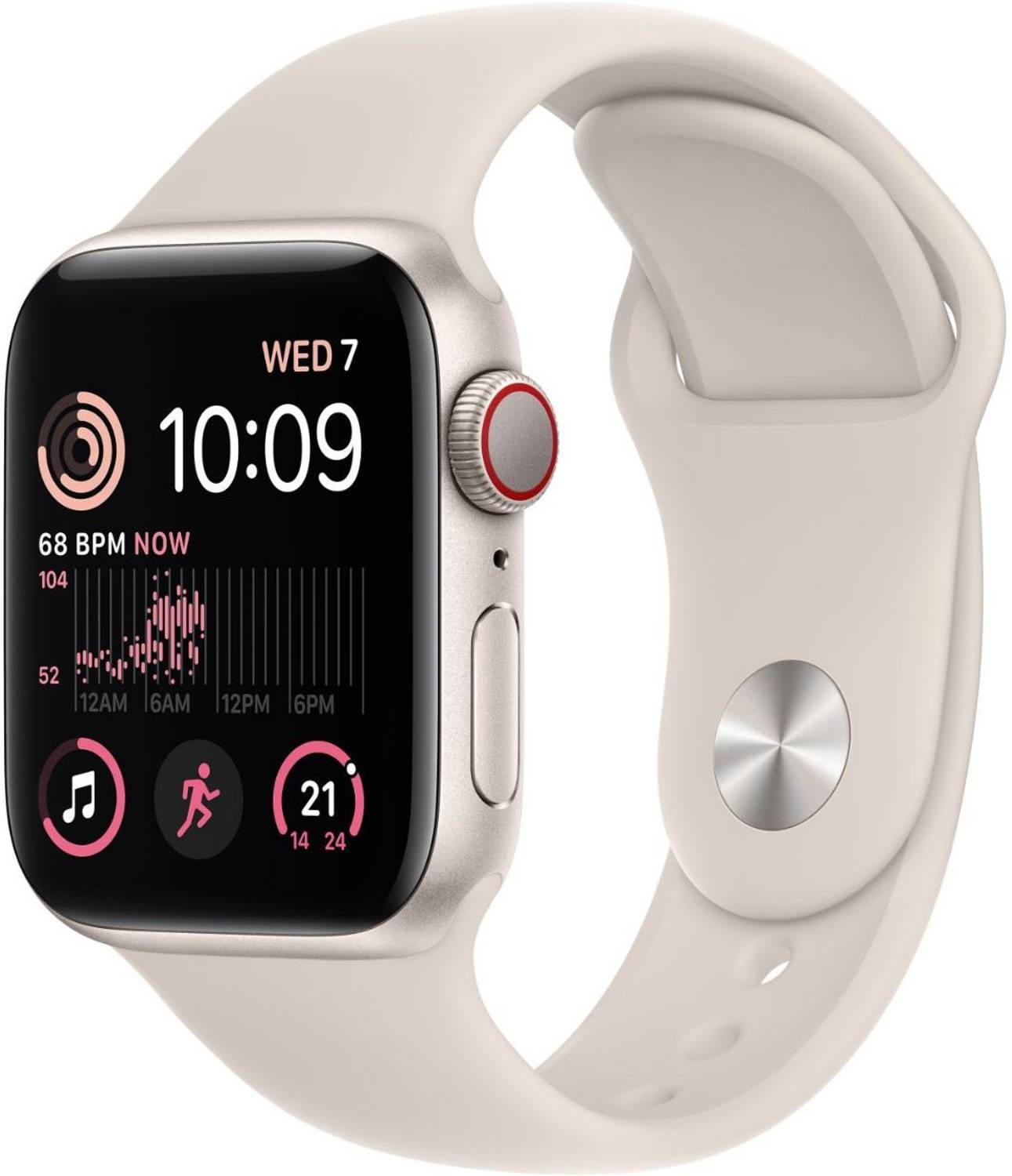 Apple Watch SE GPS + Cellular (2nd Gen) Heart Rate Monitor, Sleep