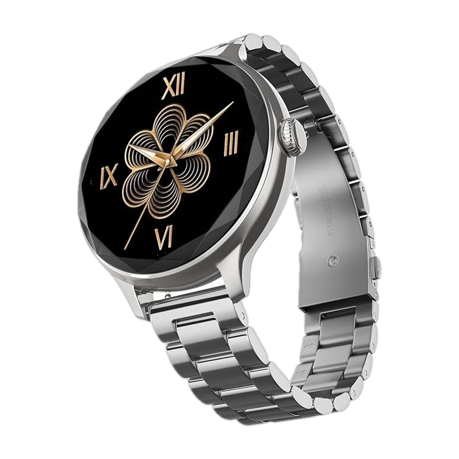 Noise Grace Women's Collection 1.1 AMOLED Display with Diamond Cut Metal Dial Smartwatch