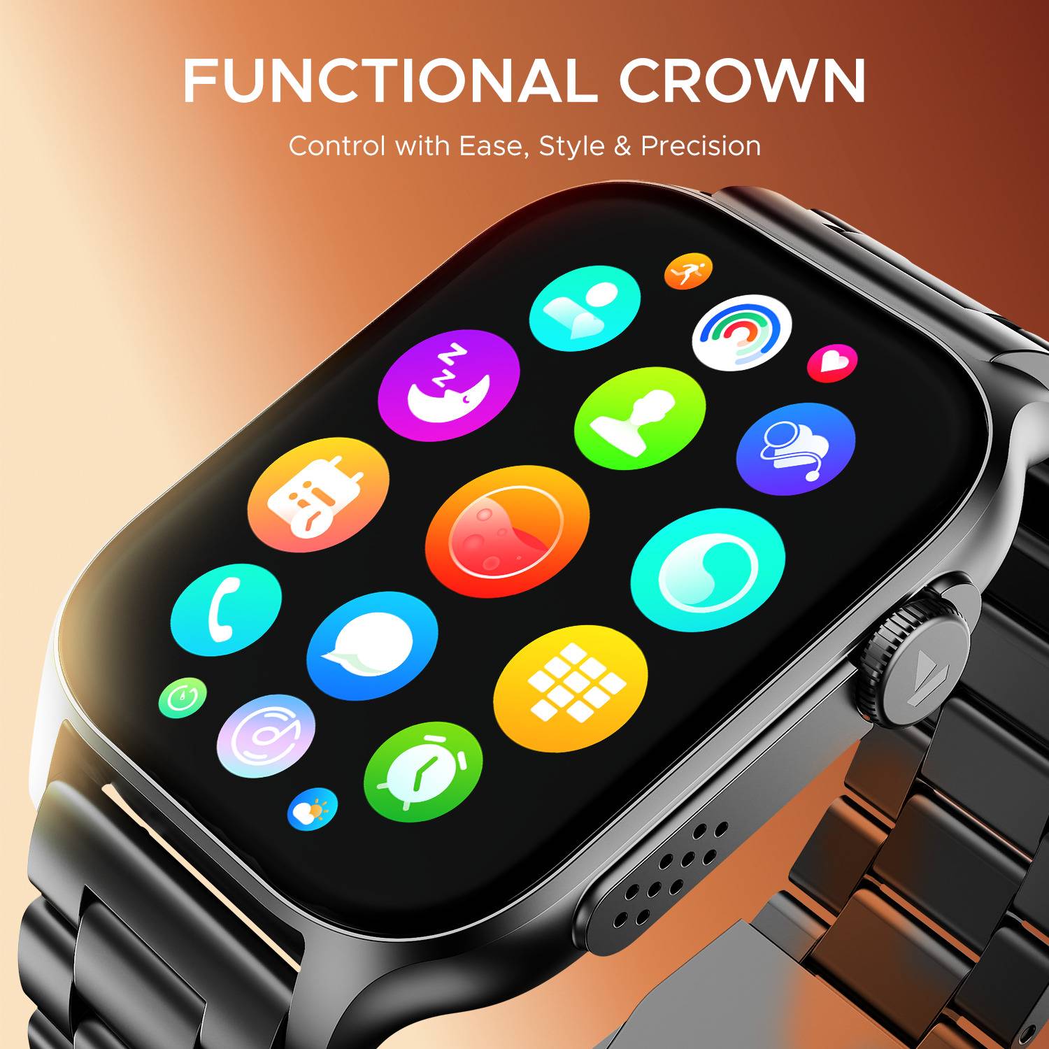 boAt Ultima Ember Smartwatch Black - Image 2