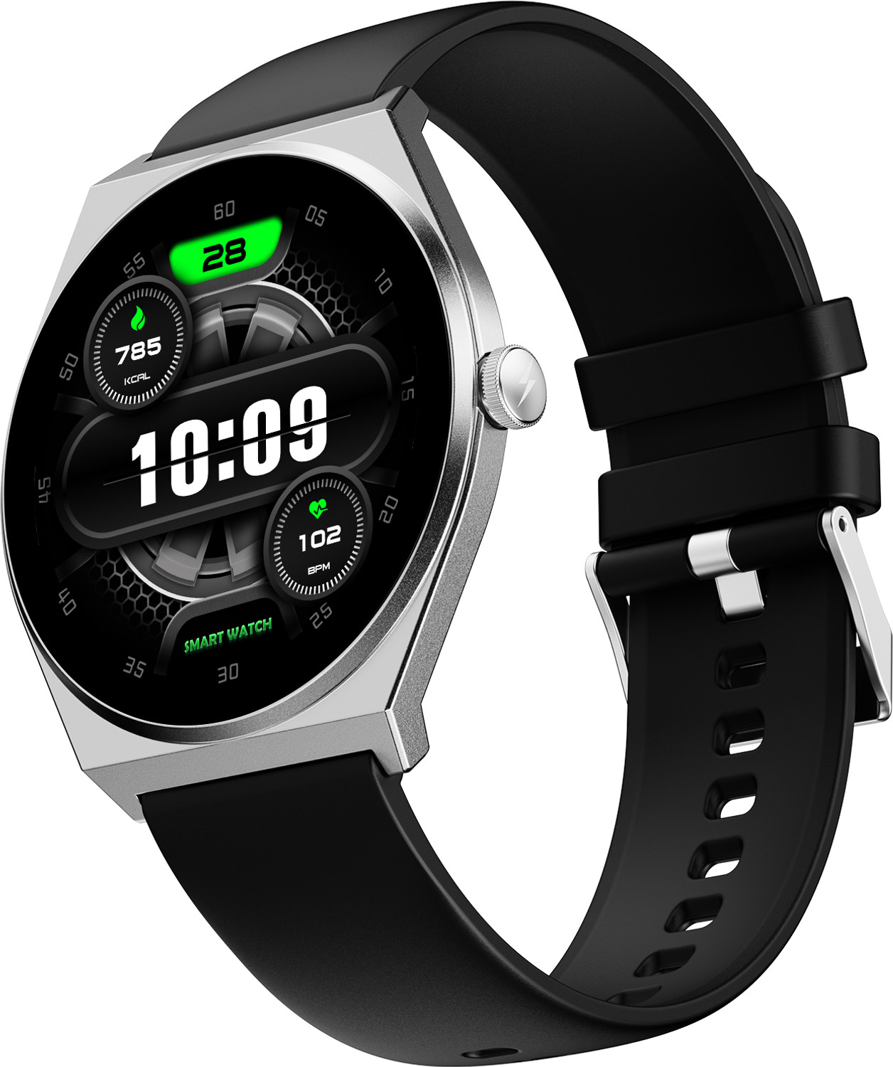 Image of Fire-Boltt Legacy Nova 1.43 inch Ultra Slim AMOLED Wireless Charging Rotating Crown BT Call Smartwatch