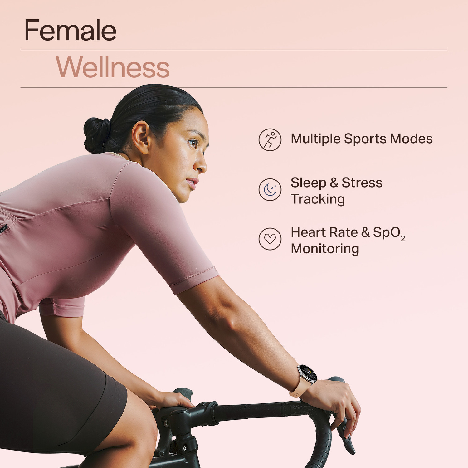 Image of boAt Chrome Iris Ultra-Sleek Metal Body,1.32 AMOLED,1000 Nits,Female Cycle Tracking Smartwatch