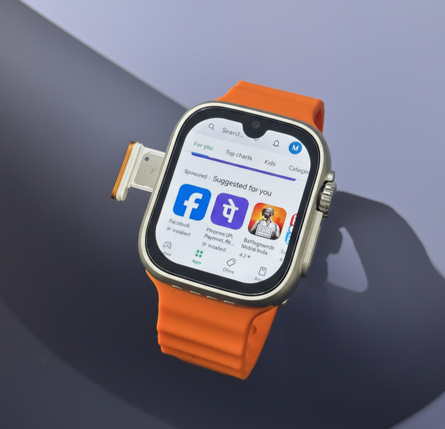 Image of SEHUB Ultra S9 5G Android Smartwatch with Dual Camera, SIM Slot & Video Calling Smartwatch