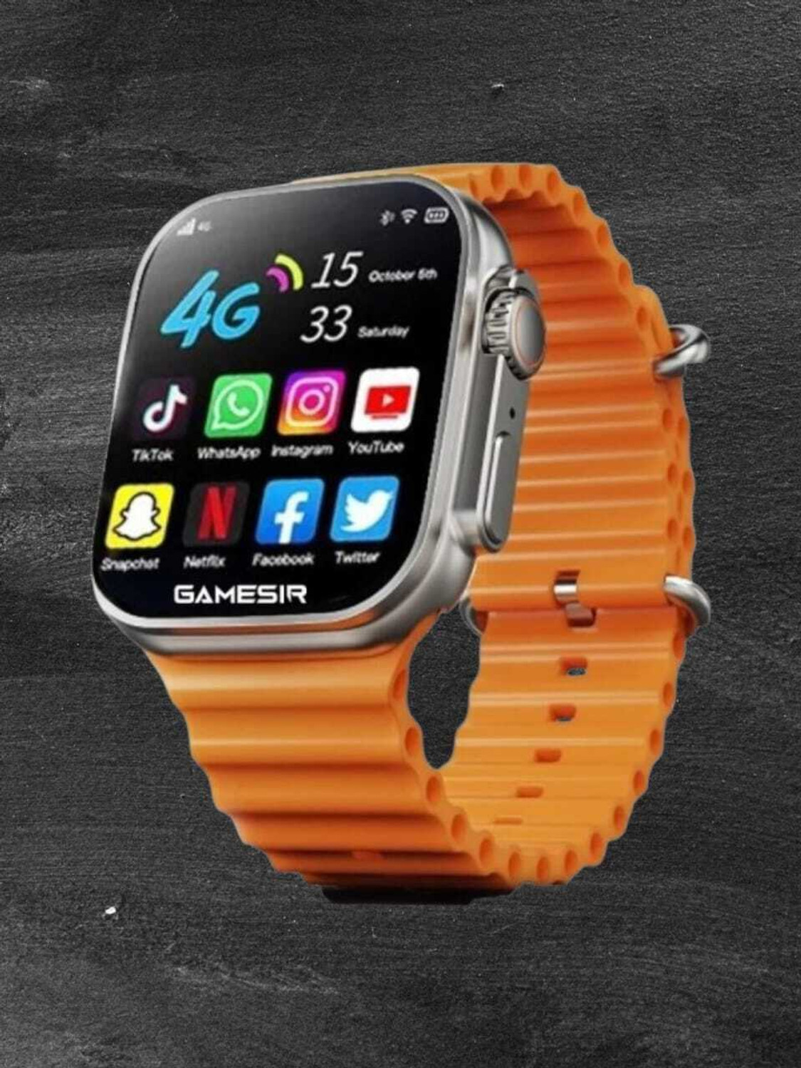 Image of Onikuma T800 BT watch 2in Big Screen Sunlight Proof Display Music Play Insta WA Notifier Smartwatch