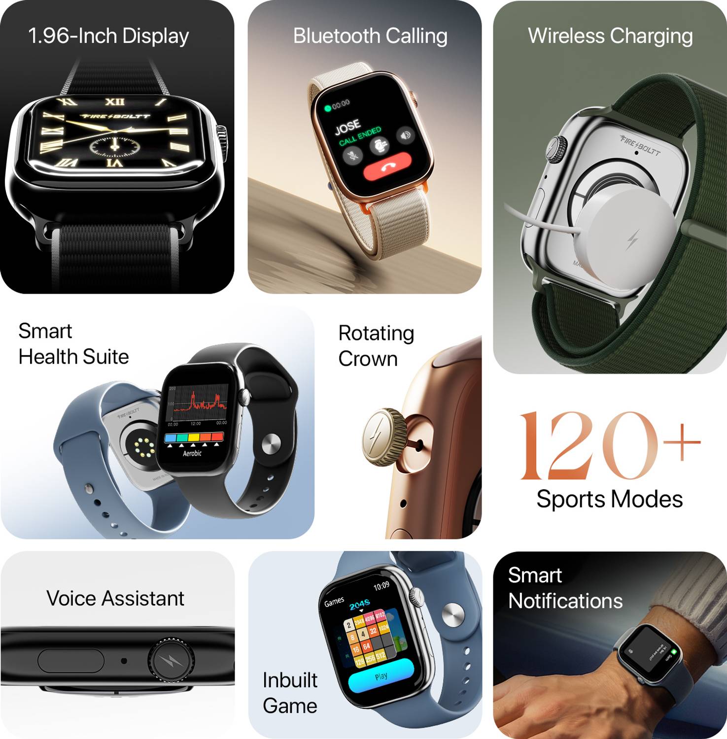 Fire-Boltt Rise X 2.01 Smartwatch - Image 3