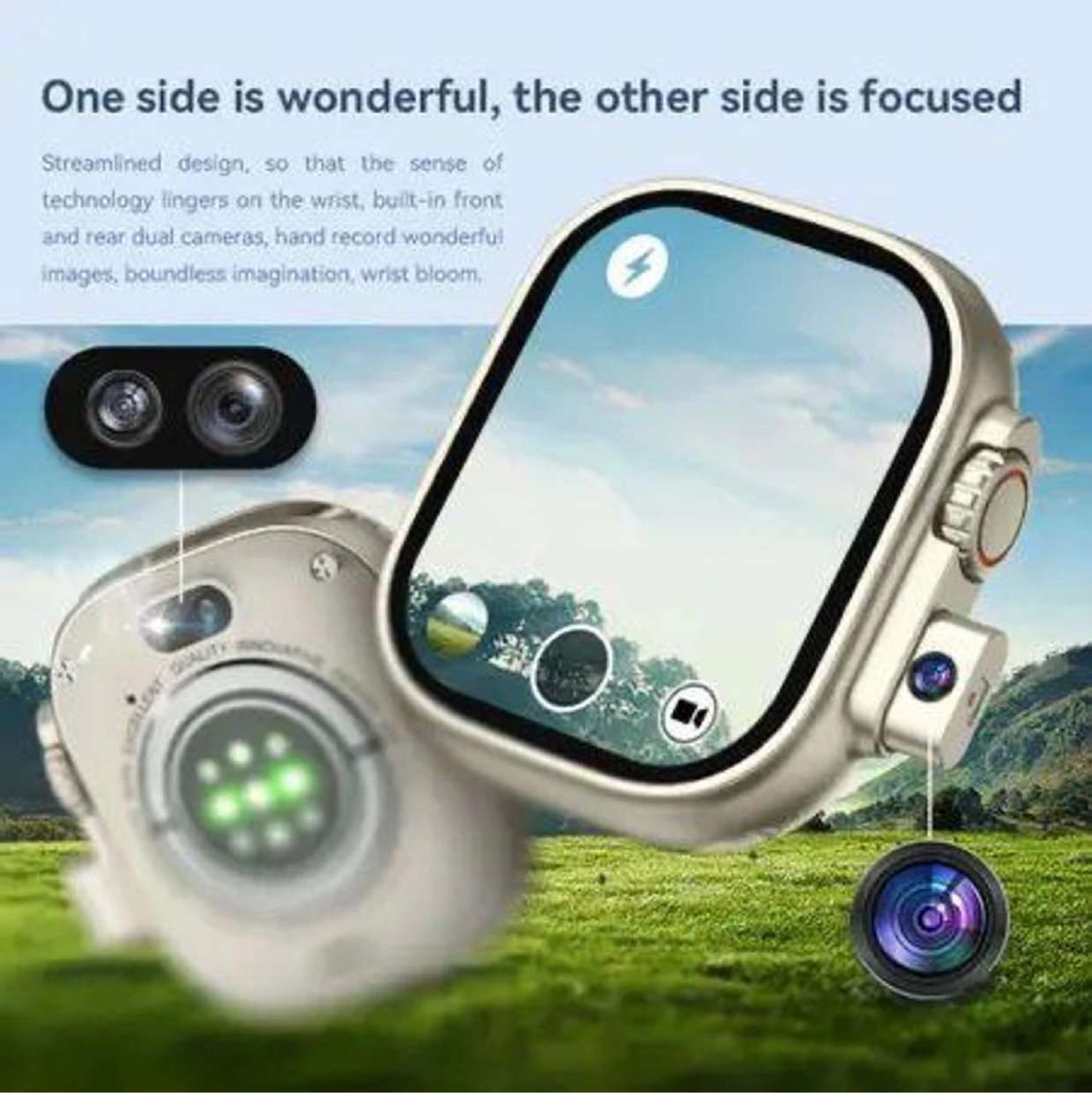 Image of Amozkart Android Smart Watch Support 5G /4G SIM /Wi-Fi /Bluetooth Smartwatch X199 Smartwatch