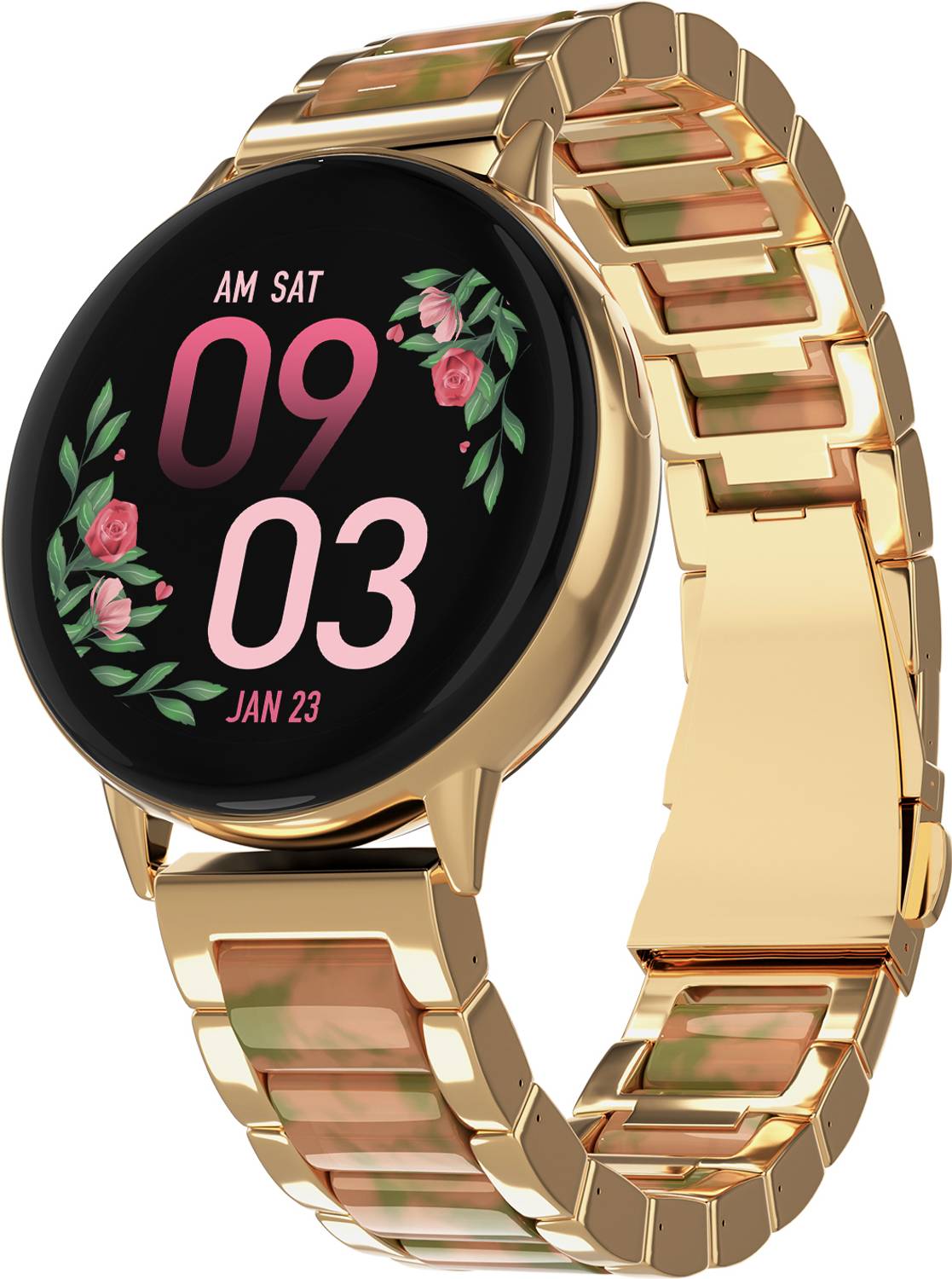 Lifelong Amber 1.39'' Premium Luxury for Women AMOLED Display BT