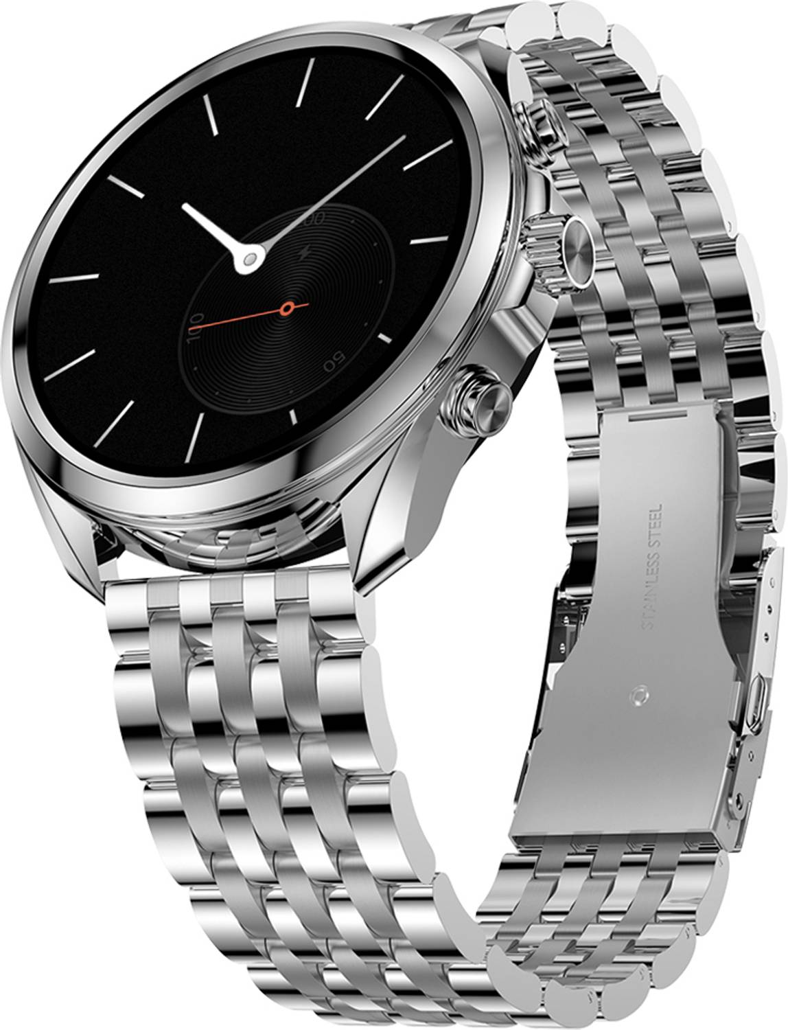 fire boltt Diamond Luxury Stainless Steel, 36.3mm (1.43) AMOLED Display & BT calling Smartwatch