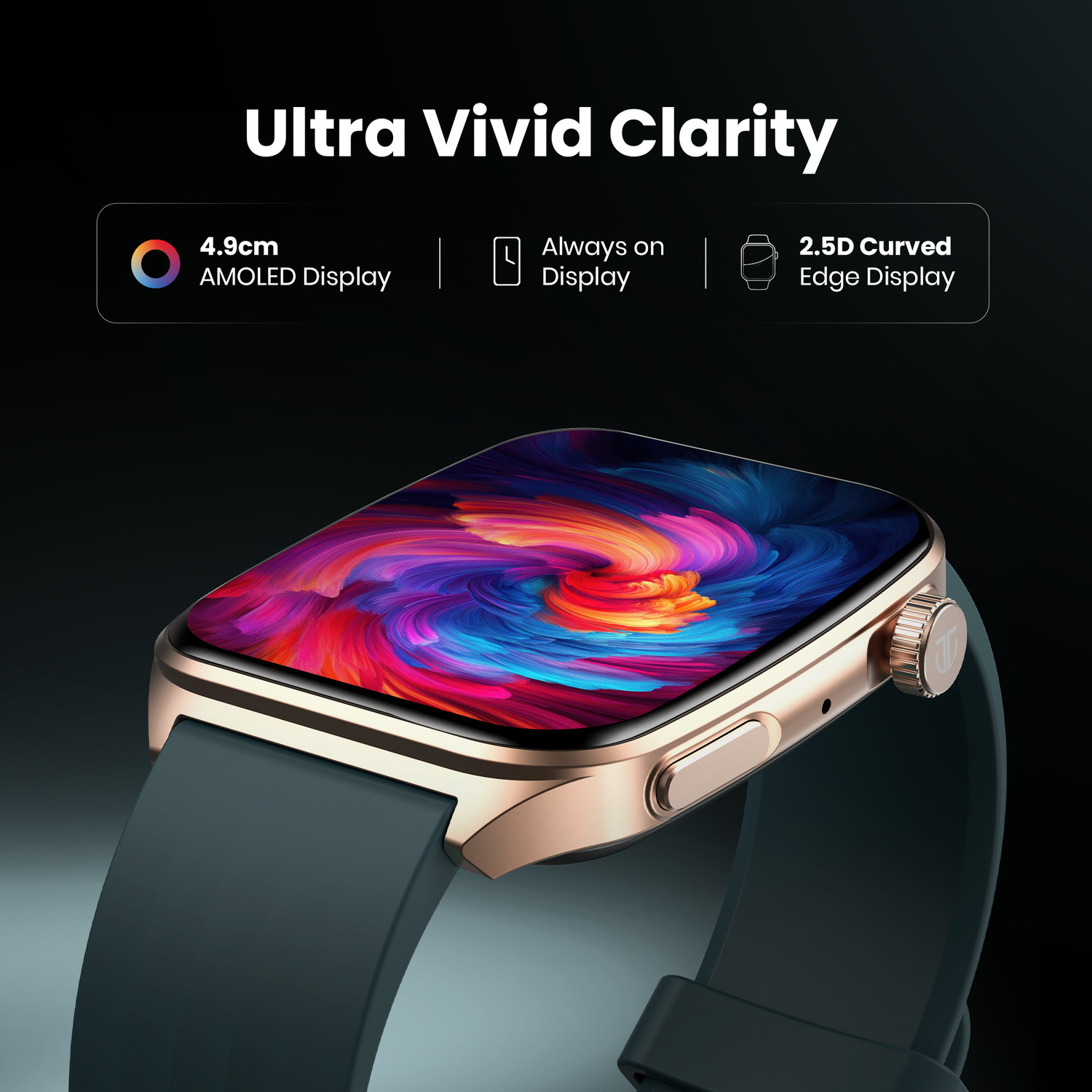 Image of TITAN Smart 4.0 1.93inch AMOLED Display | AI Watch Faces | BT Calling | Smart Wellness Smartwatch