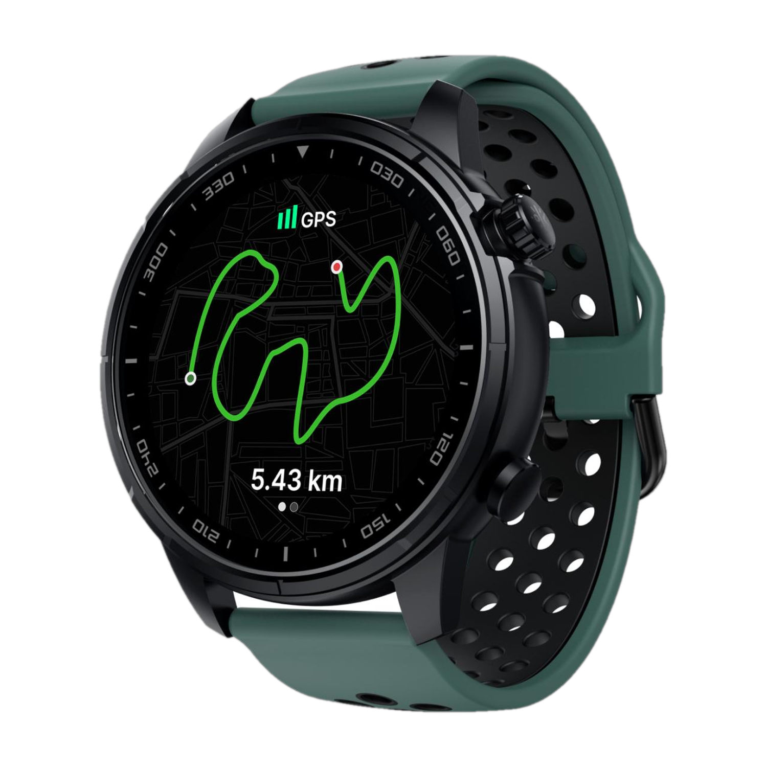 Cult Velocity with Built-in Turbo Track GPS,1.4'' AMOLED Display, Compass, BT Calling Smartwatch