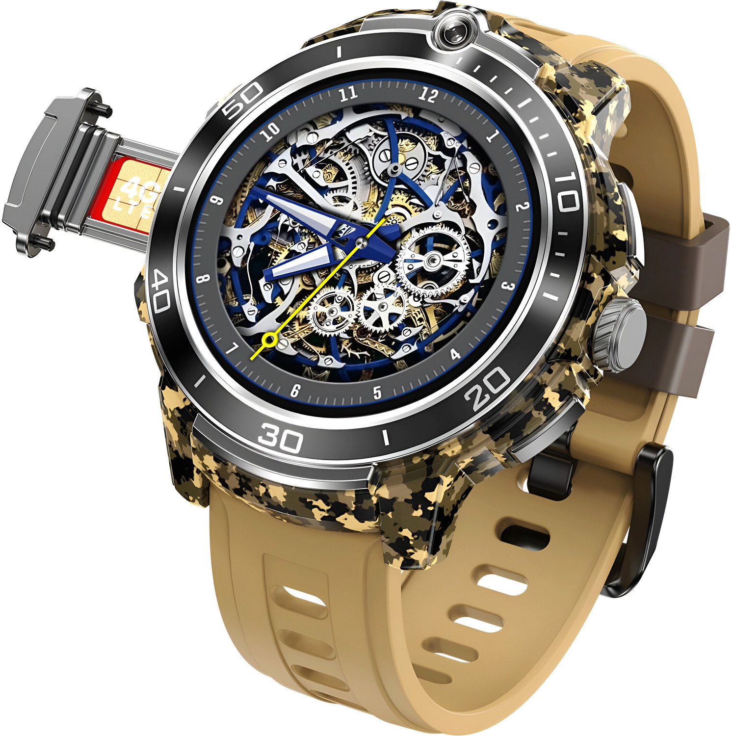 Image of Longan 5G Android Smart Watch Facebook GPS YouTube WiFi Bluetooth Calling WhatsApp Smartwatch