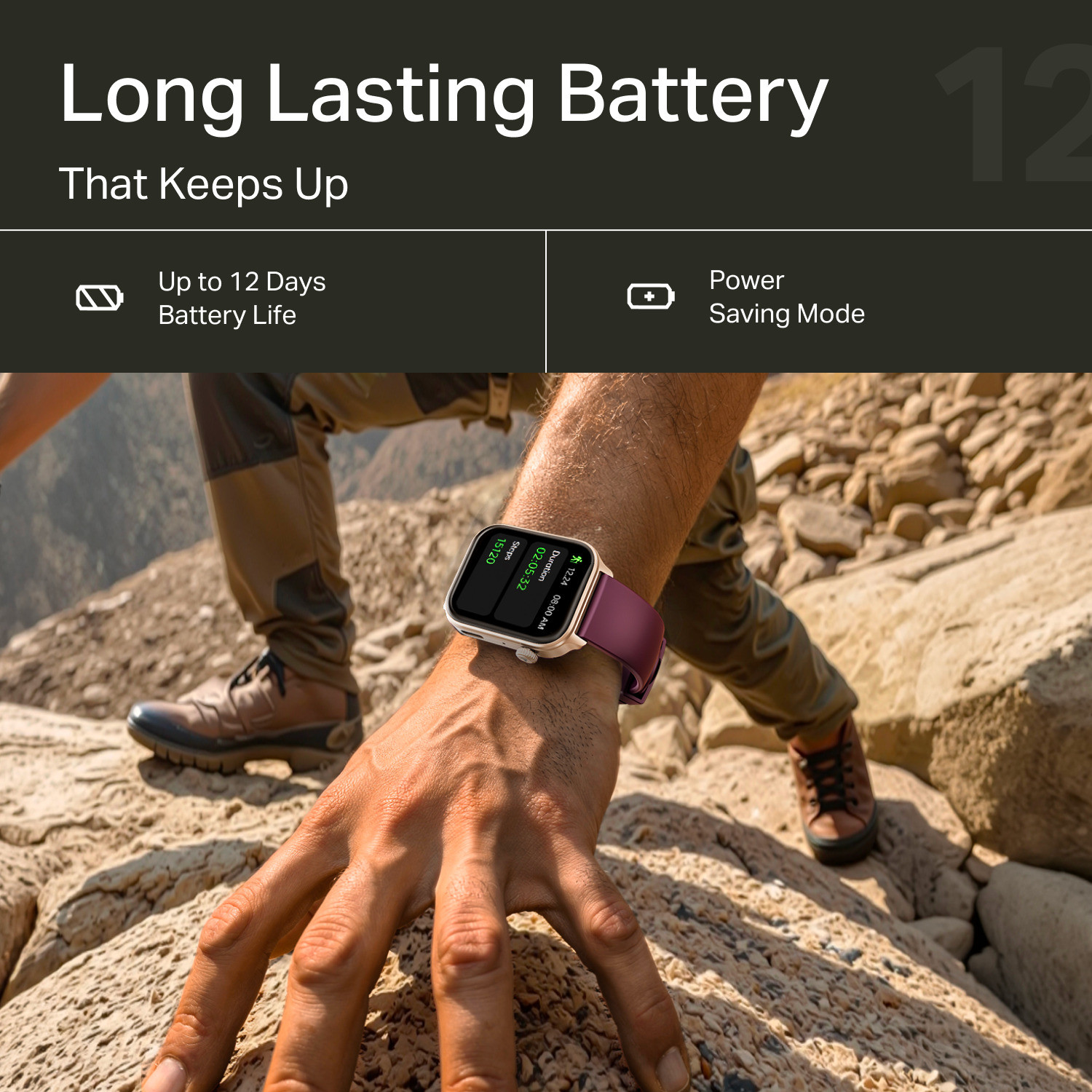 Image of boAt Storm Call 4 Smartwatch, Type-C Charge, HD Display,Functional Crown, BT Calling Smartwatch
