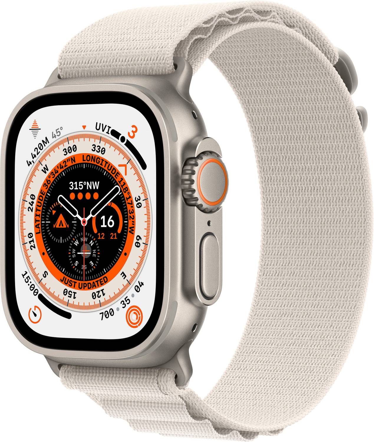 Apple Watch Ultra 49mm GPS + Cellular - ECG App, Temp sensor, Fal