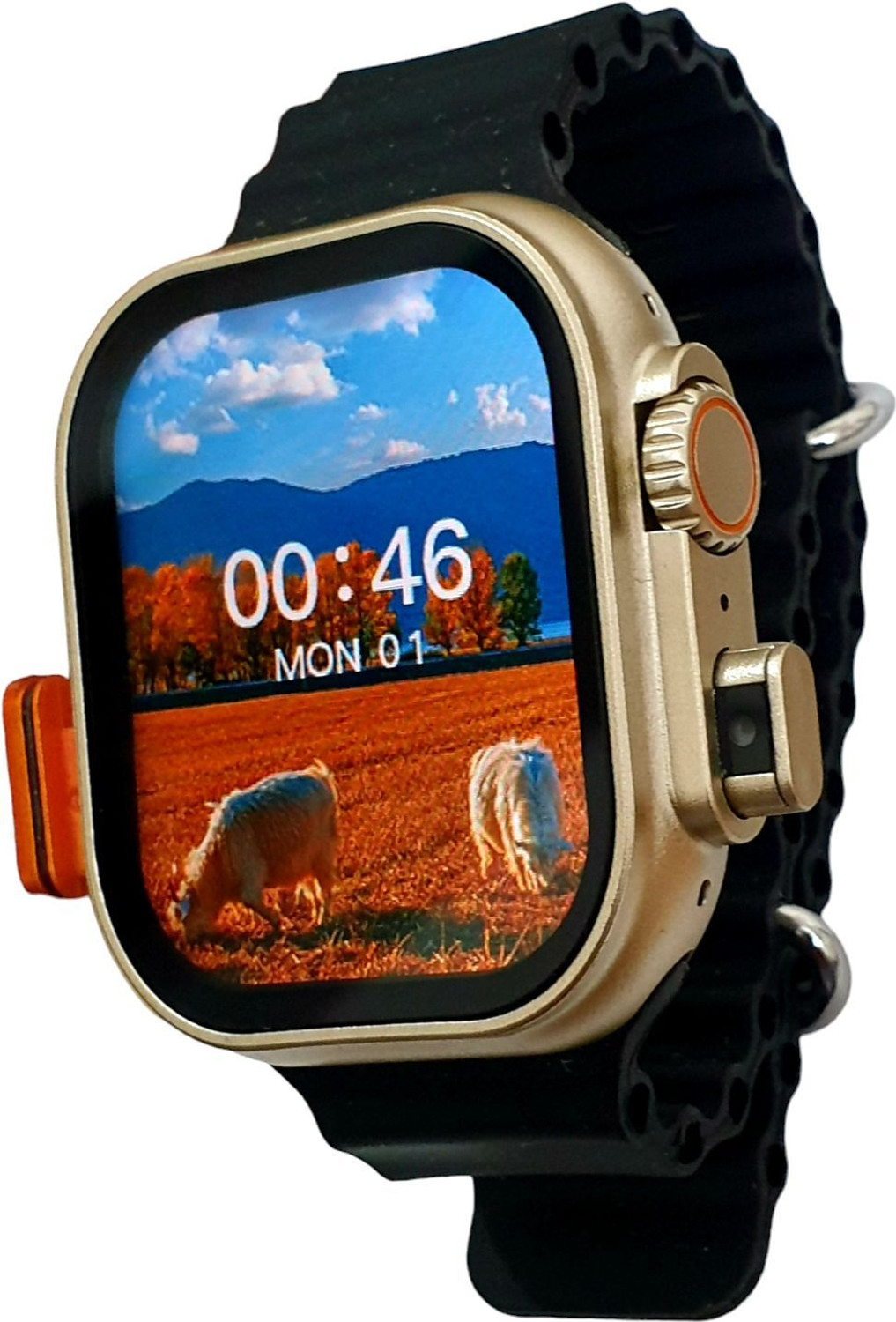 Image of Amozkart Ultra 5G Android Smartwatch with Dual Camera plus Sim AA157 Smartwatch