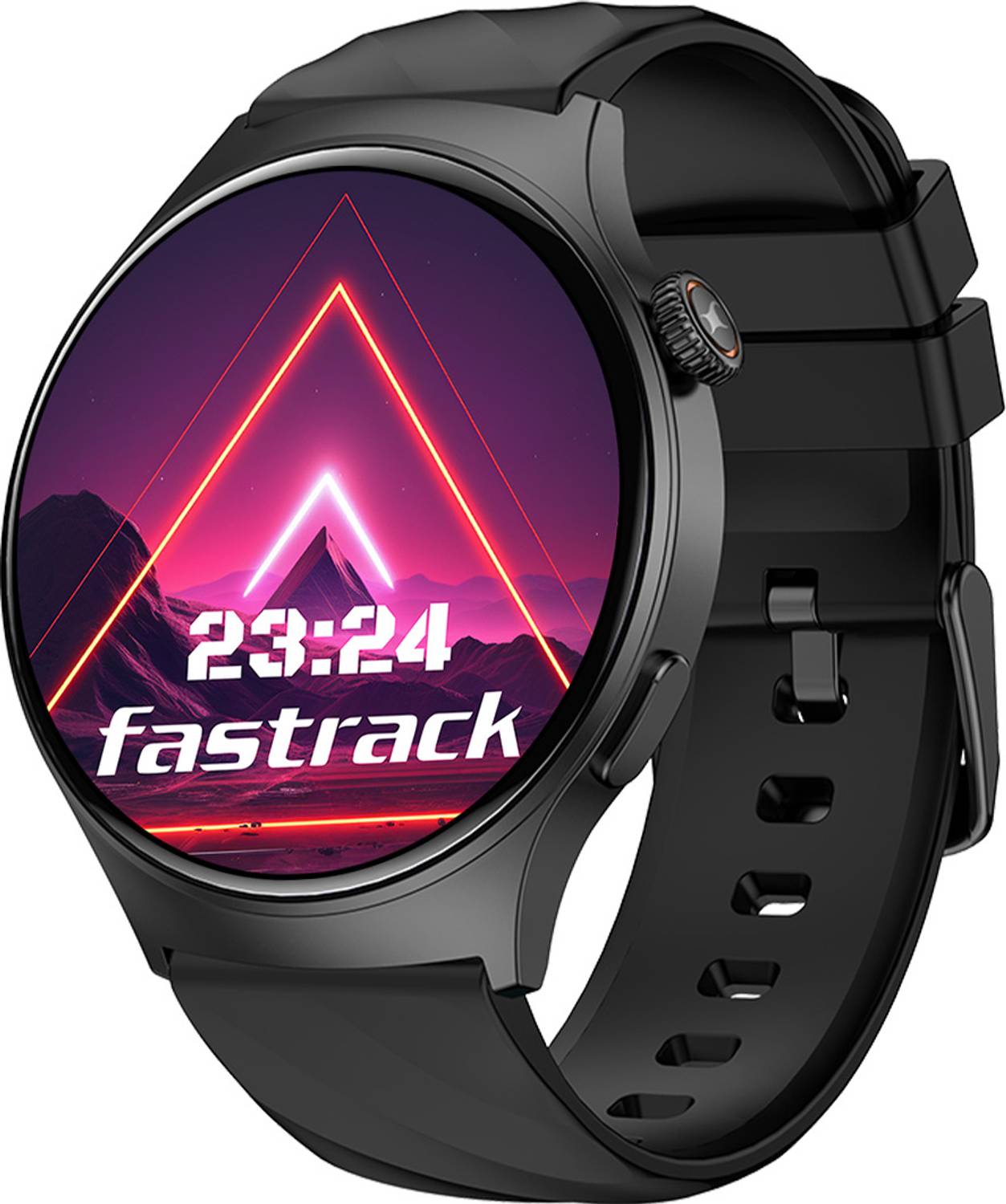 Fastrack Pro with 1.43" AMOLED Display & AOD(466x466),Functional Crown,BT Calling Smartwatch
