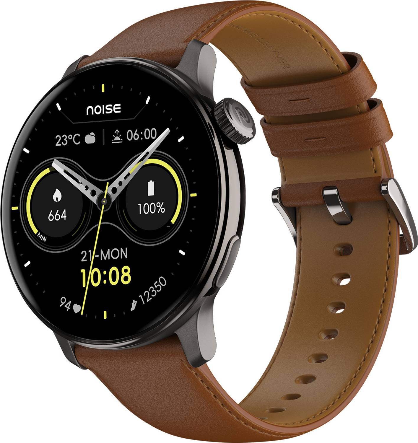 Noise Pro 6R 1.46'' AMOLED 1000 NITS, Powered by Noise AI Pro, Built-in GPS, 3ATM Smartwatch