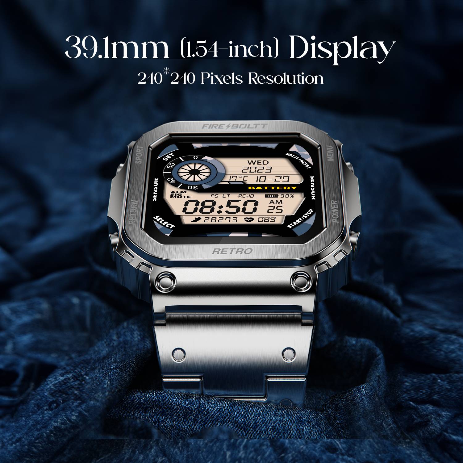 Fire-Boltt Retro 39.1mm Smartwatch - Image 4