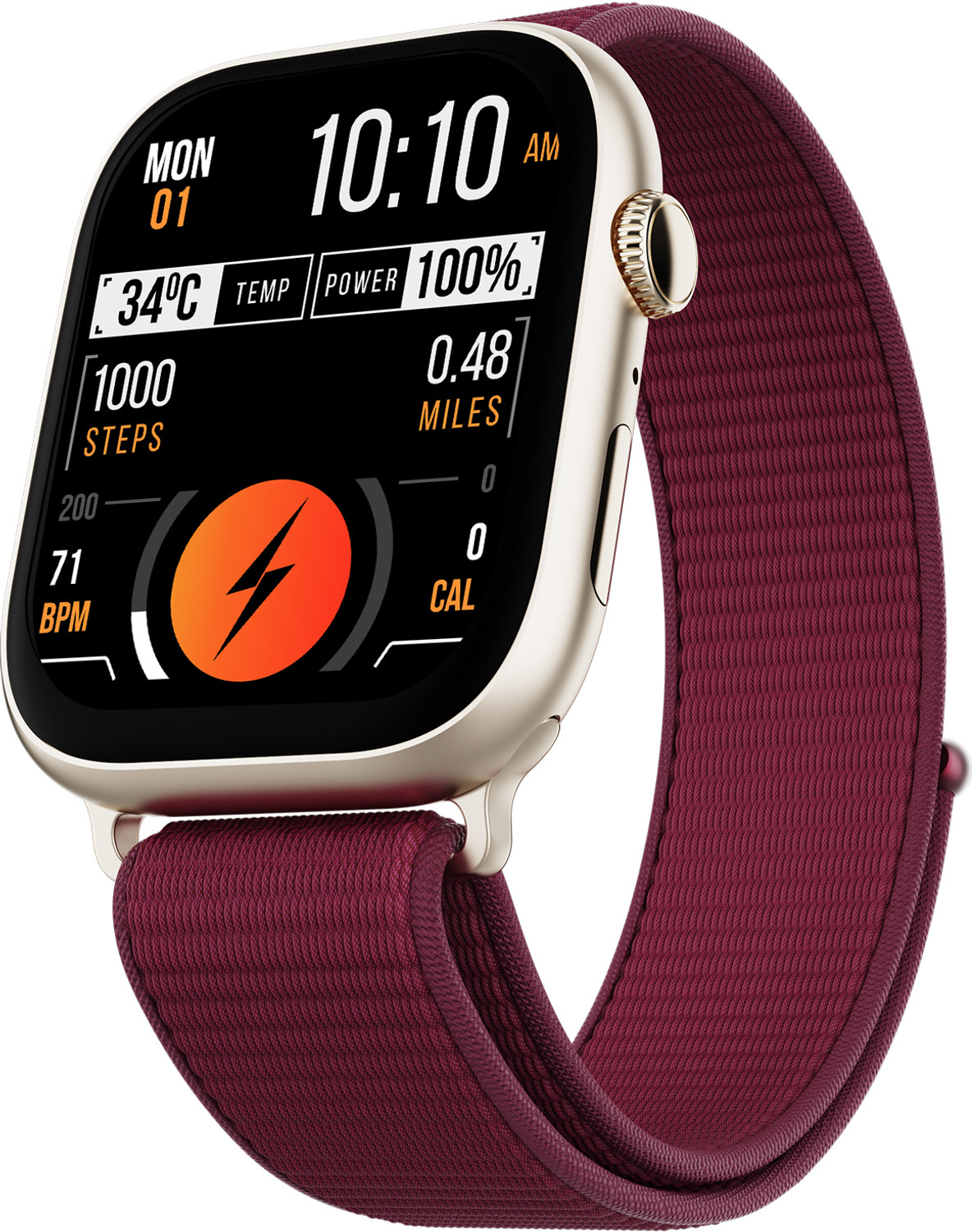 Image of Fire-Boltt Ninja Ring 1.96 inch AMOLED Smartwatch