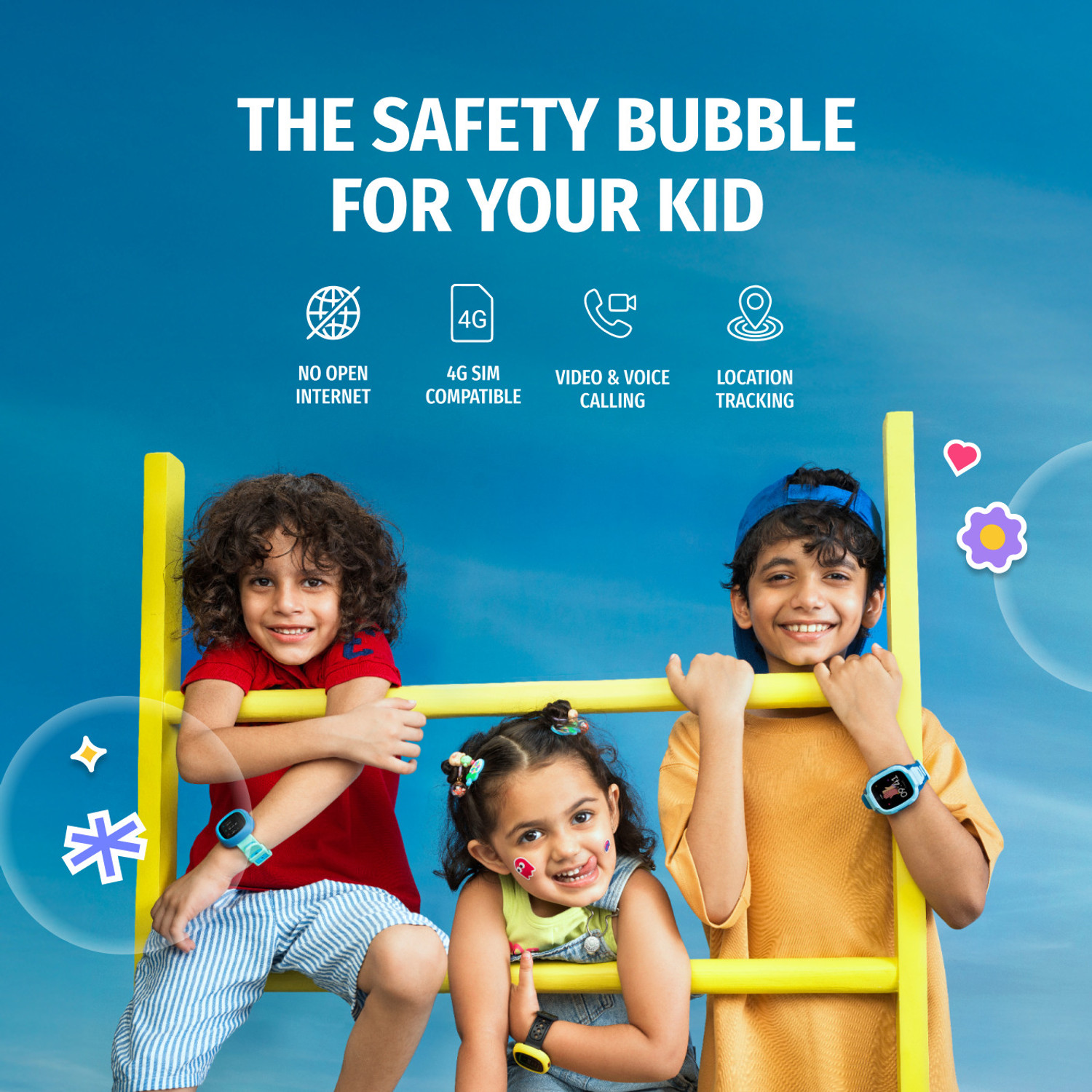 Image of Noise Explorer 2 for Kids 2-way Video & Voice Calling, Geofencing, Emergency Alerts Smartwatch