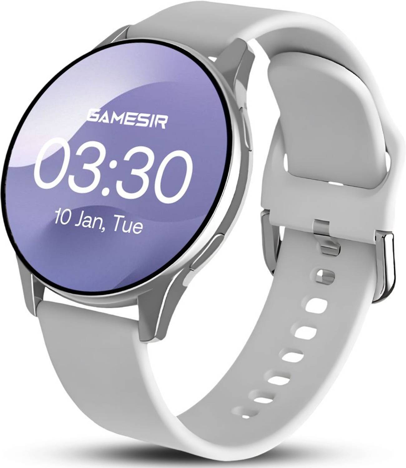 GameSir Active 2 Round Stay Connected with YouTube, Facebook, and Insta Notifications Smartwatch