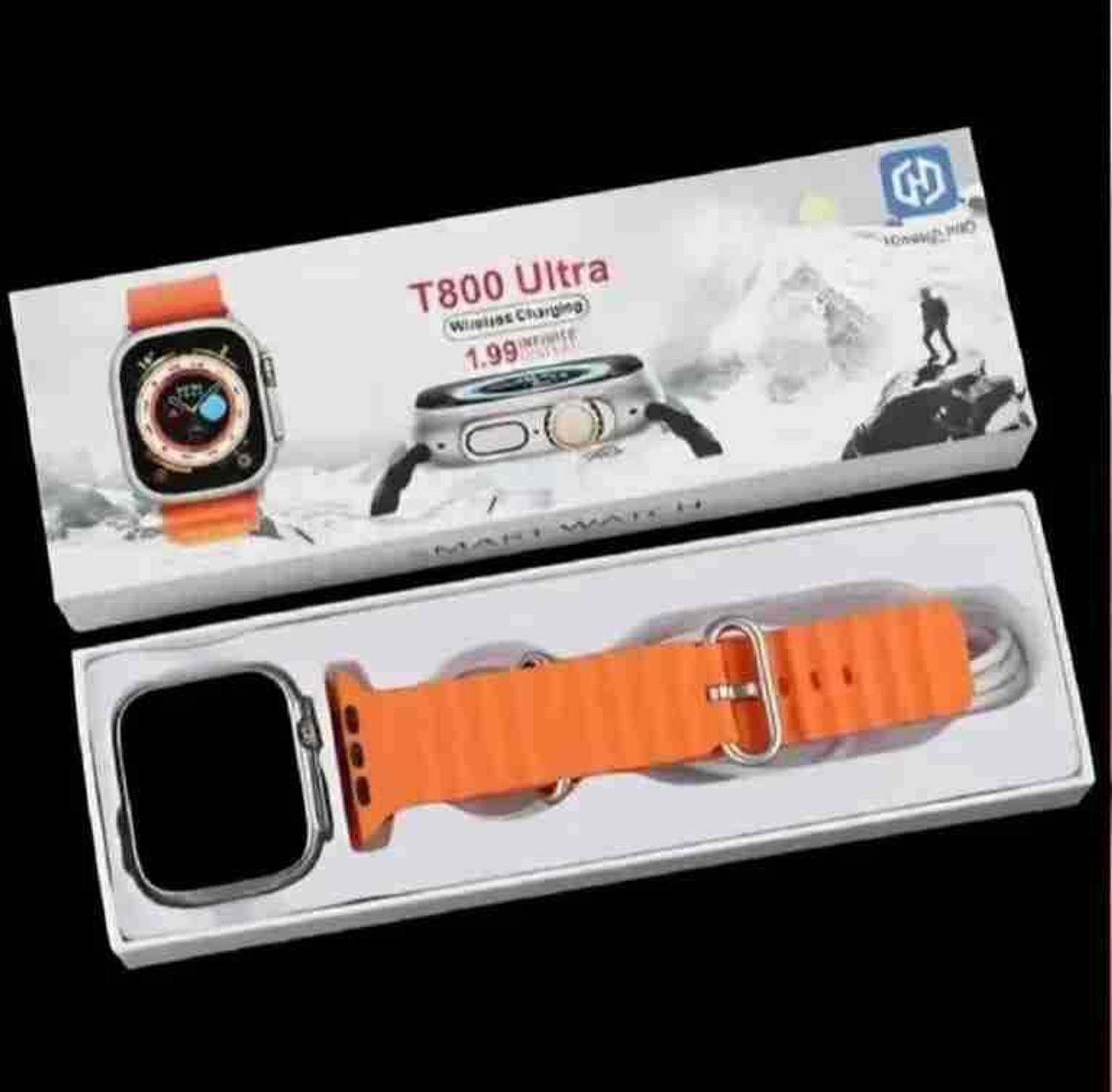 Image of Onikuma T800 BT watch 2in Big Screen Sunlight Proof Display Music Play Insta WA Notifier Smartwatch