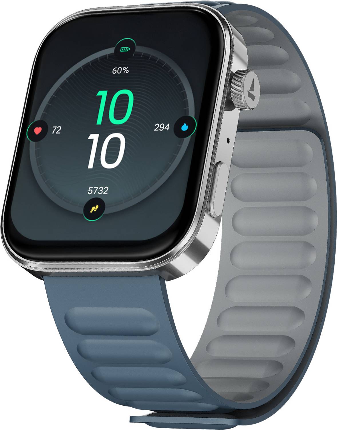 boAt Chrome Endeavour, Premium Metal Body, AI Coach, 1.96" (4.97cm) AMOLED Display Smartwatch